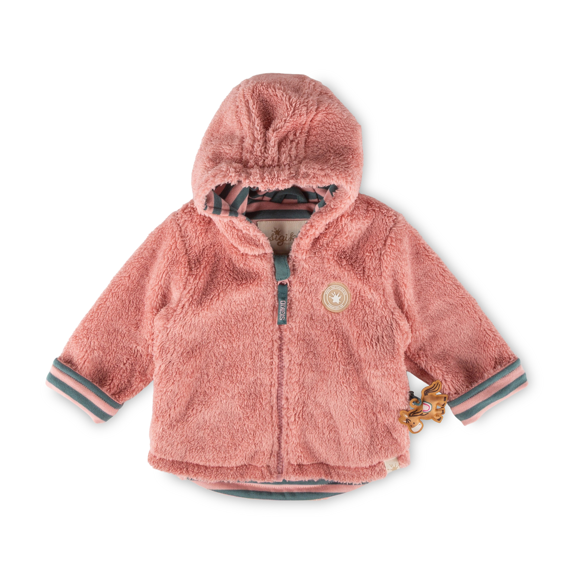 Baby Teddyjacke Pony Love, rosa