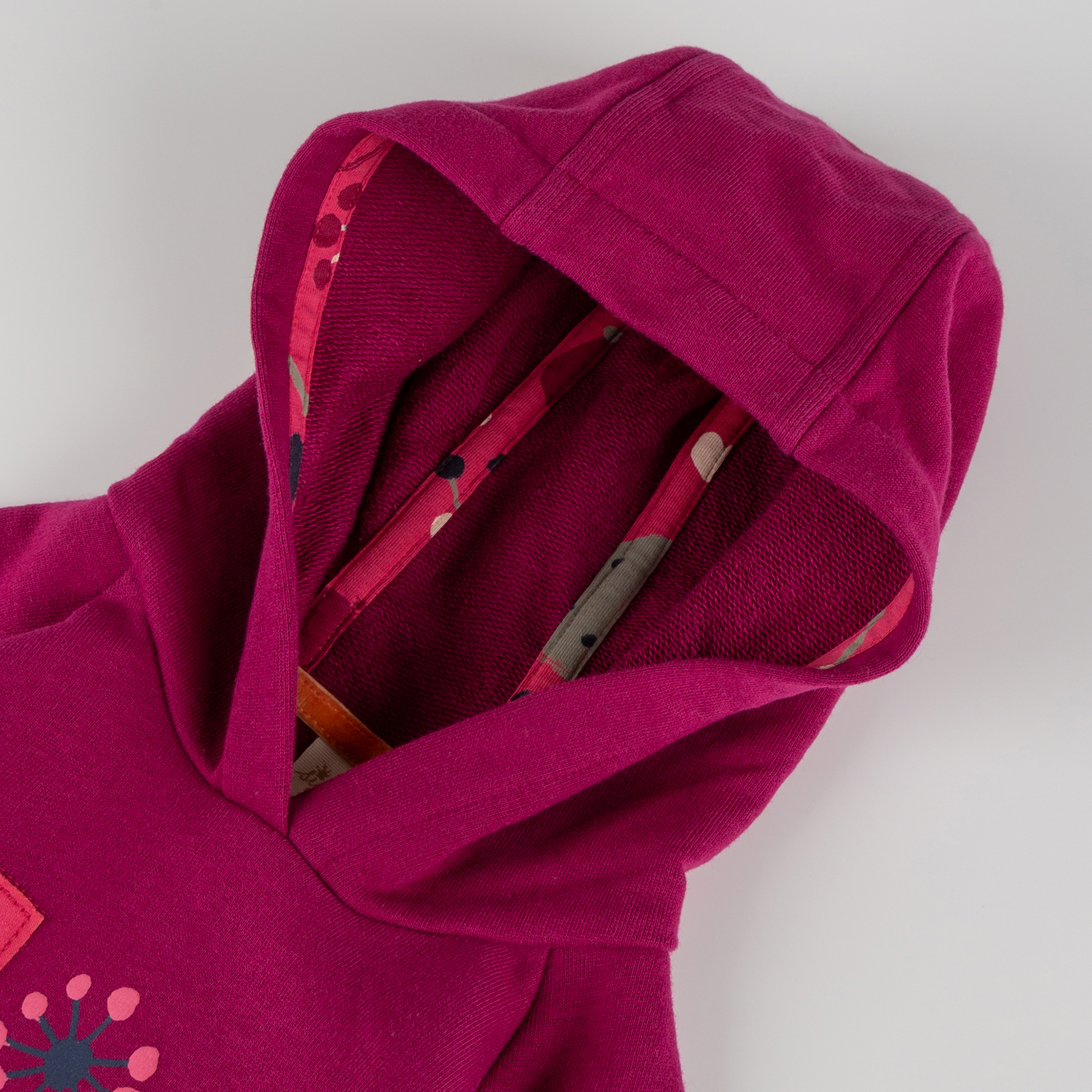 Girls' hooded sweat dress Fancy Forest
