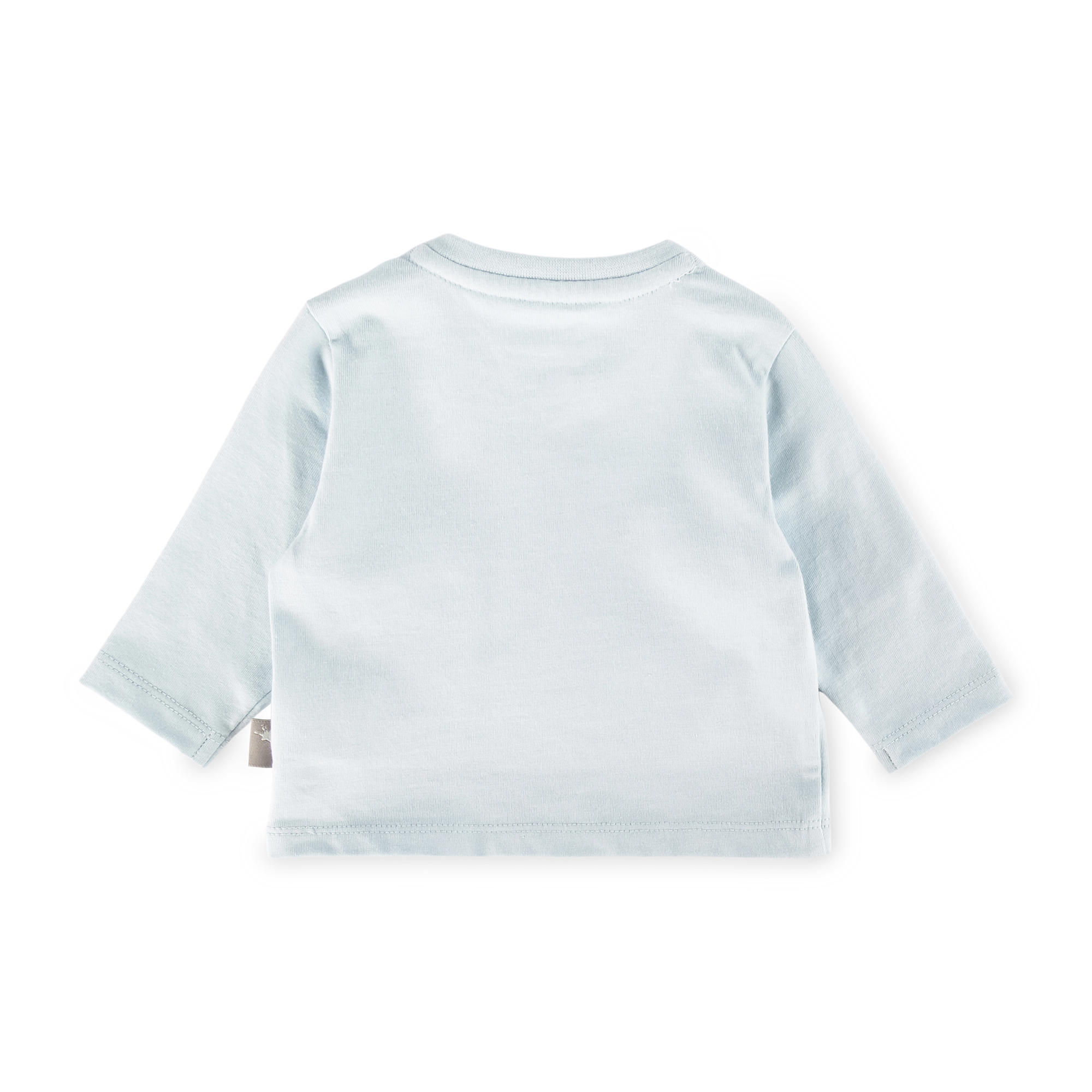 Baby Langarmshirt Krönchen Bär, blau Baby Langarmshirt Krönchen Bär, blau