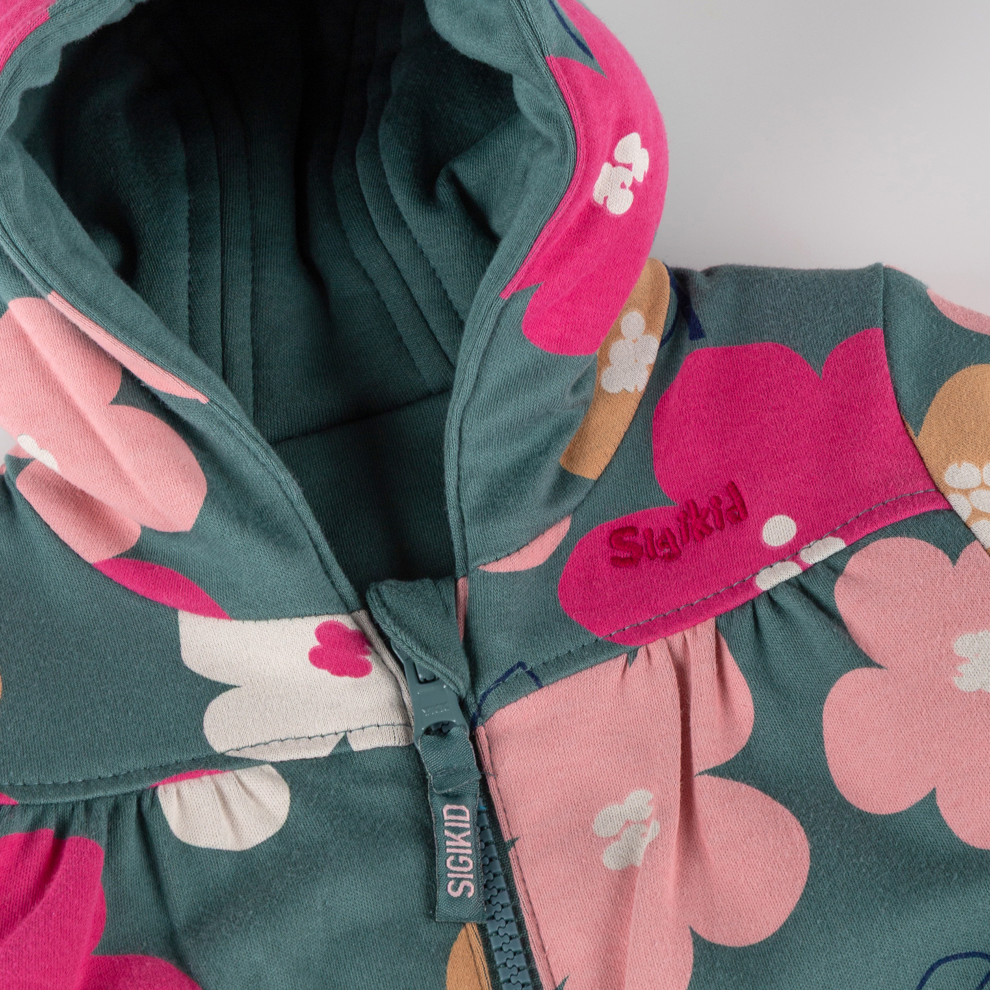 Baby Wendejacke wattiert, grün oder geblümt