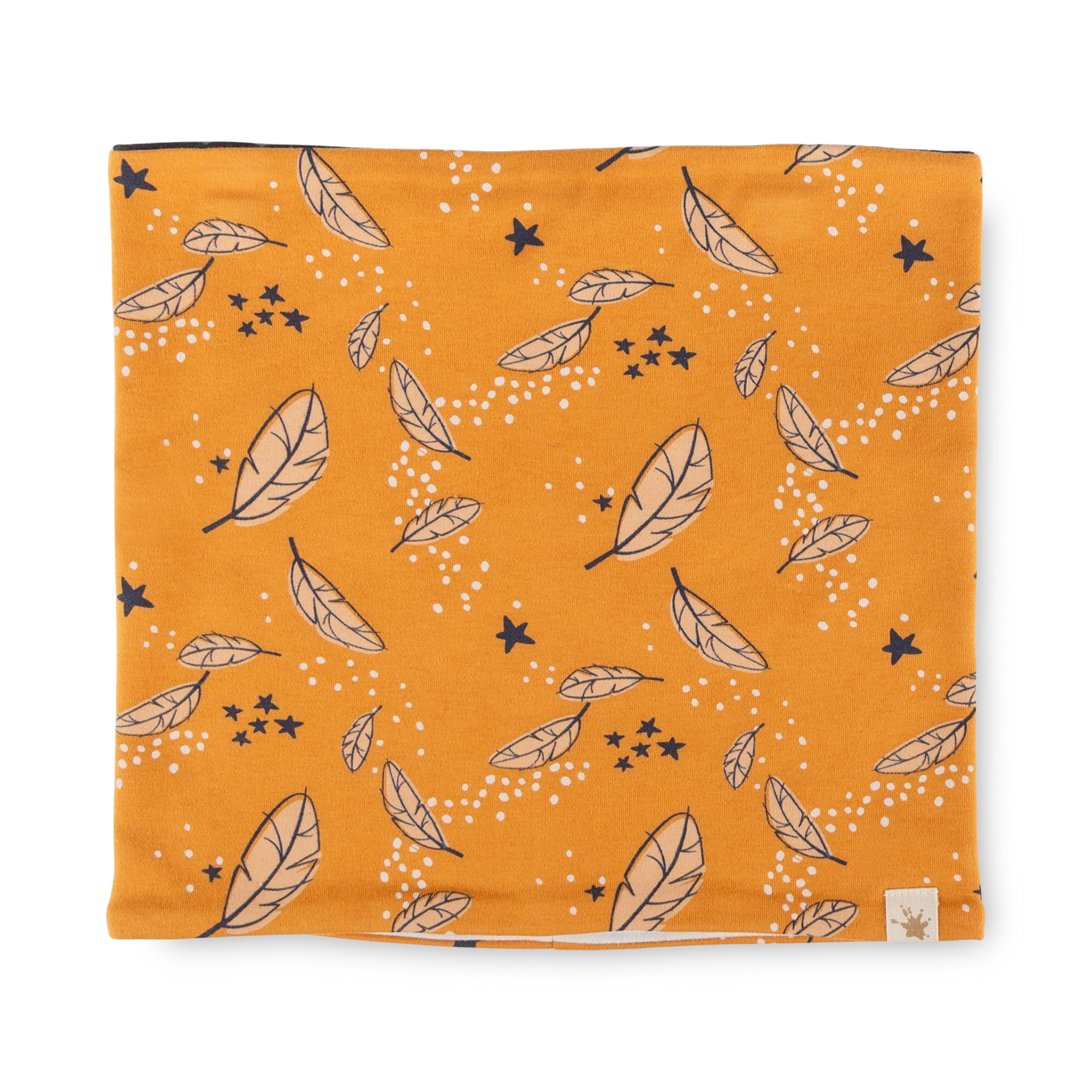 Children's reversible loop scarf Magic Owl