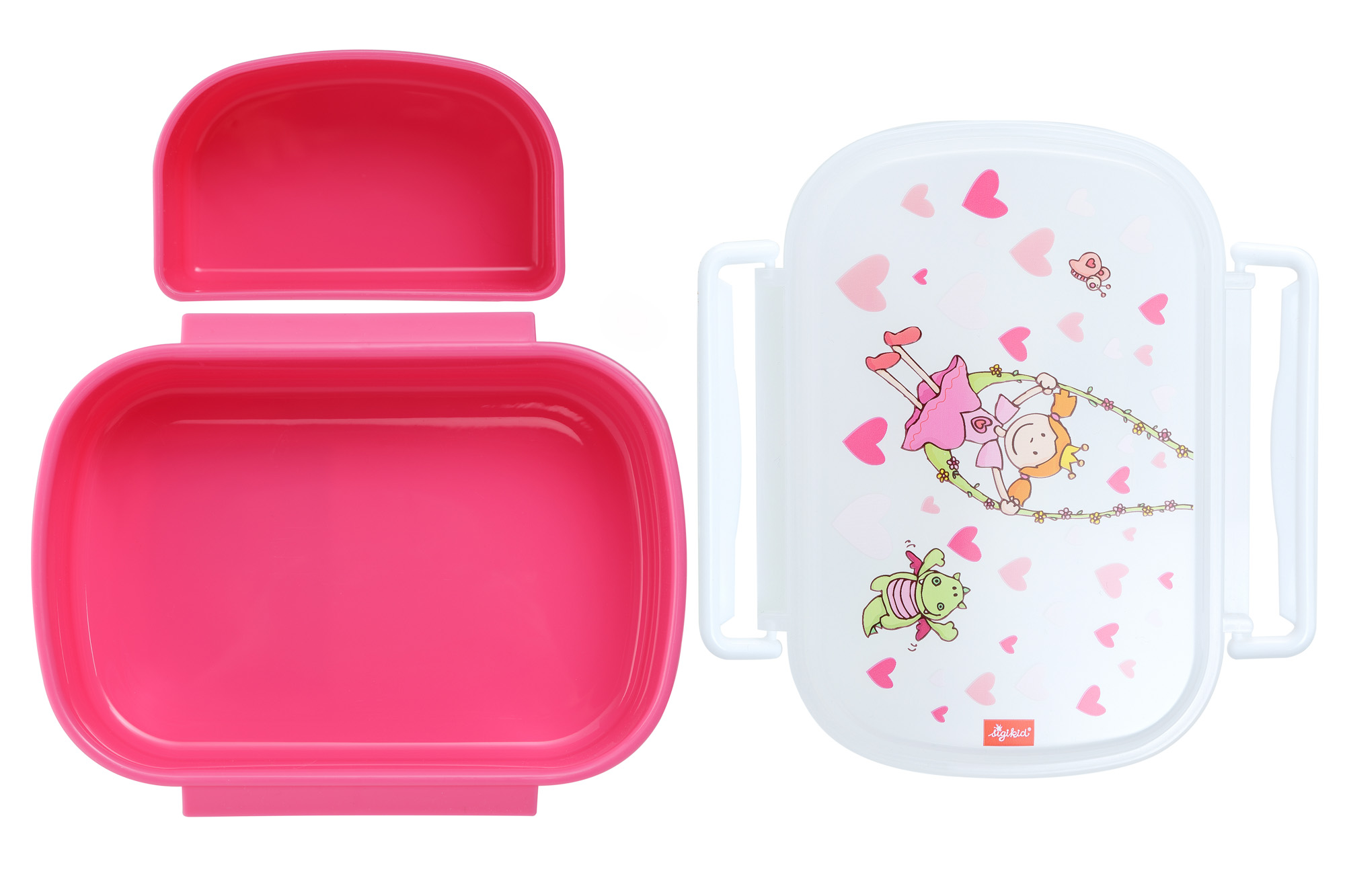 Brotzeitbox für Mädchen in rosa mit Pinky Queeny