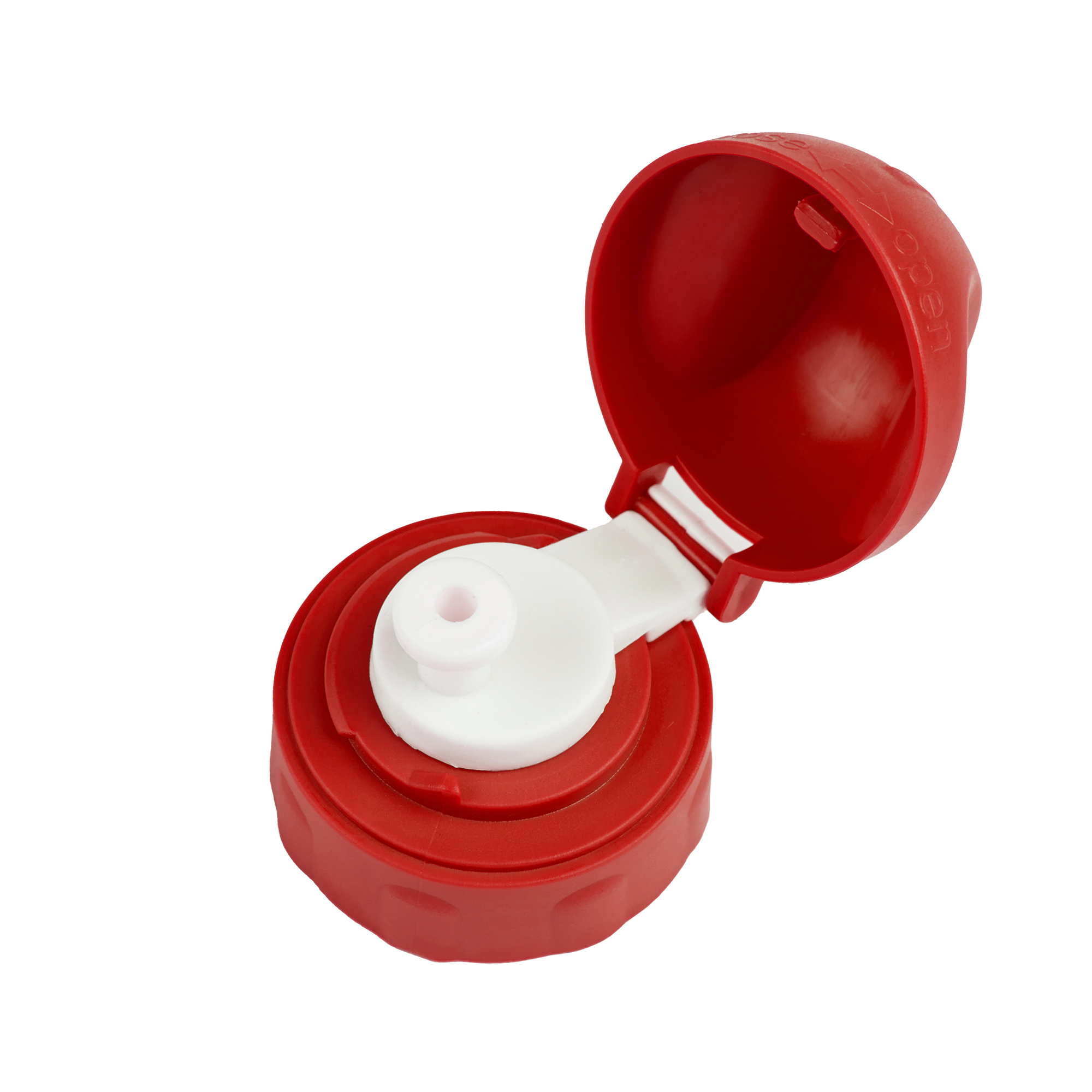Lid for drinking bottles, red