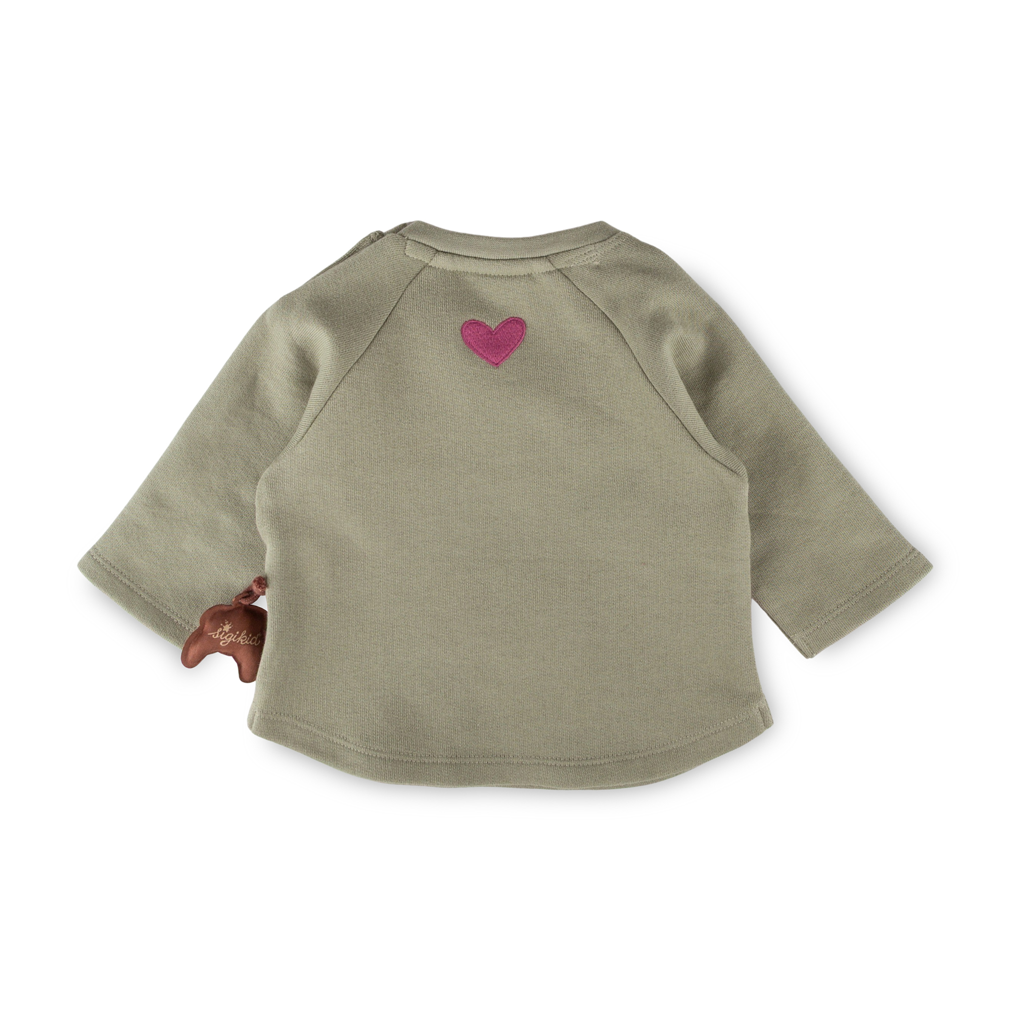 Baby Sweatshirt grün, Petit Croissant