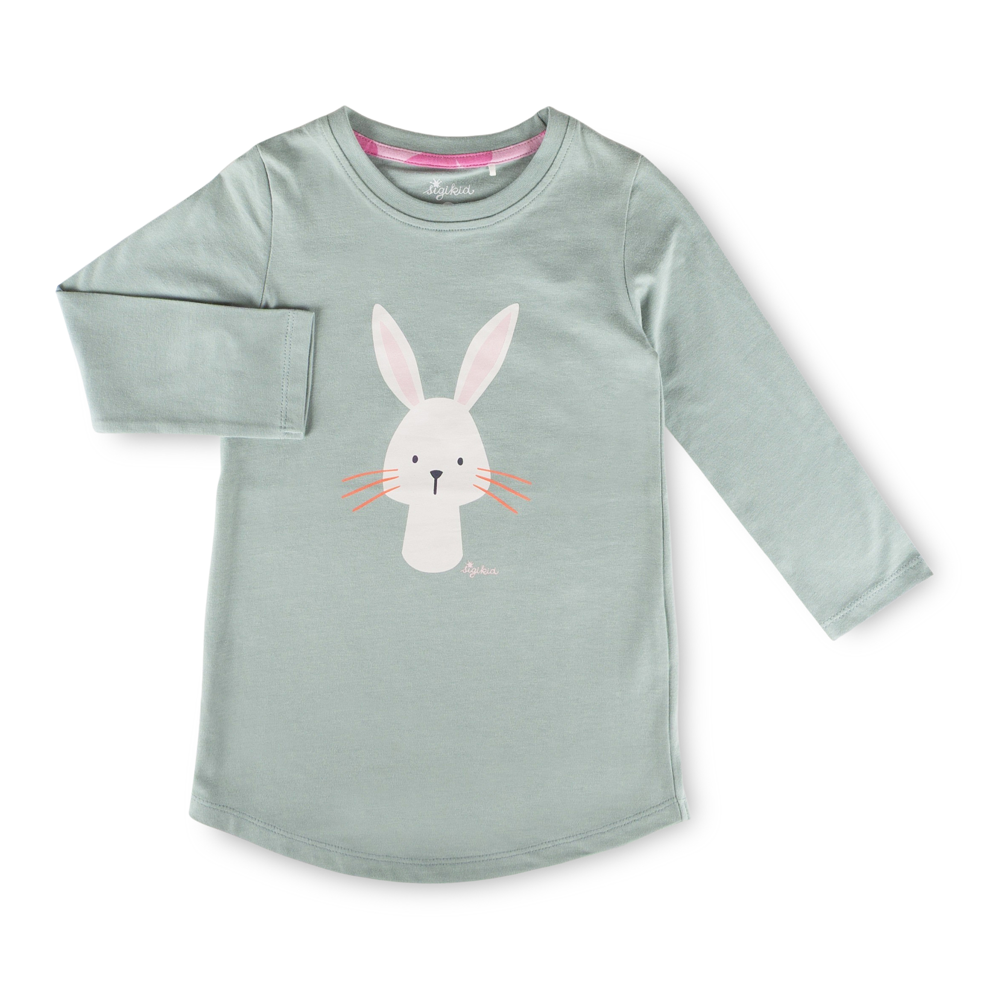 Girls' long-sleeved pyjamas bunny