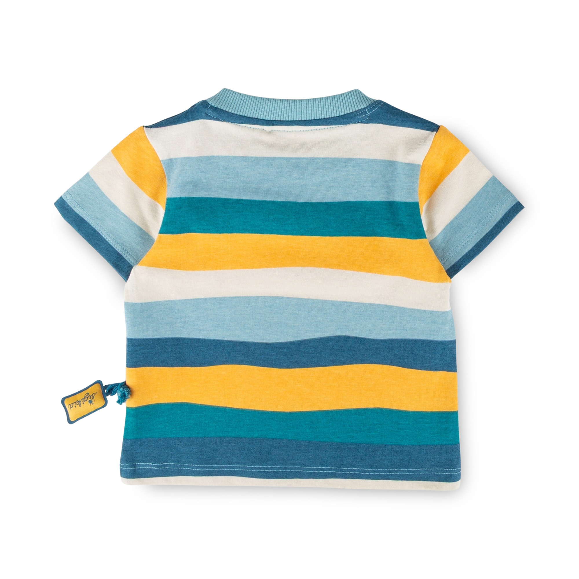 Striped baby T-shirt, Tractor & Co