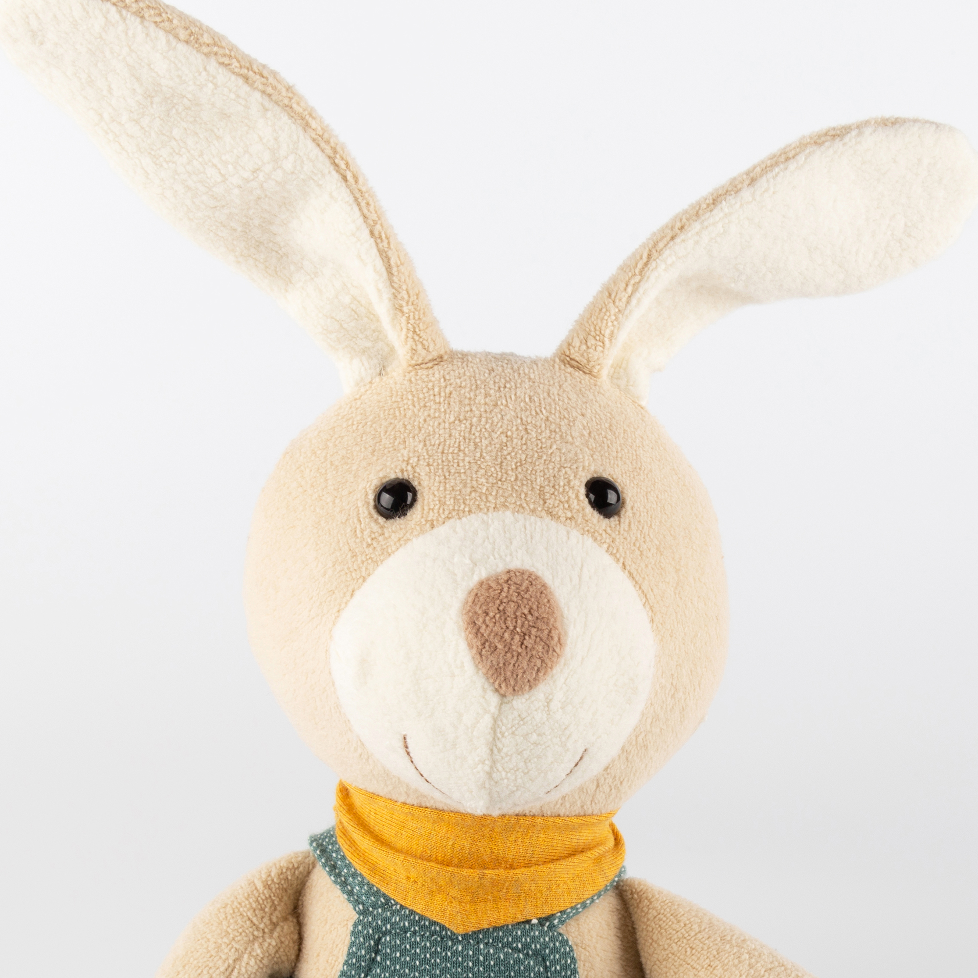 Dungarees plush bunny, teal green Dungarees plush bunny, teal green