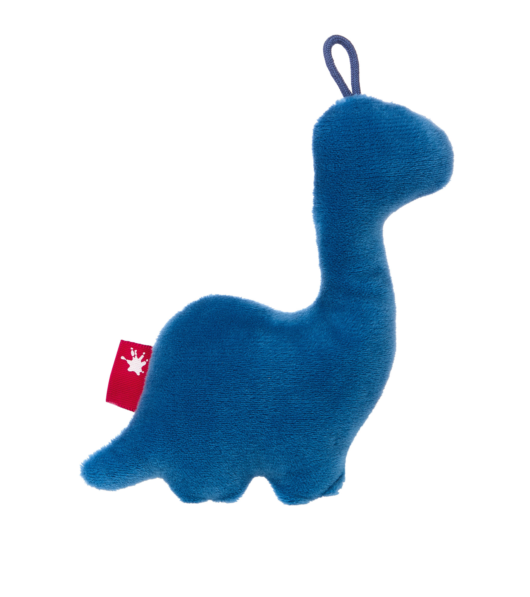 Baby grasp toy rattle dinosaur, blue