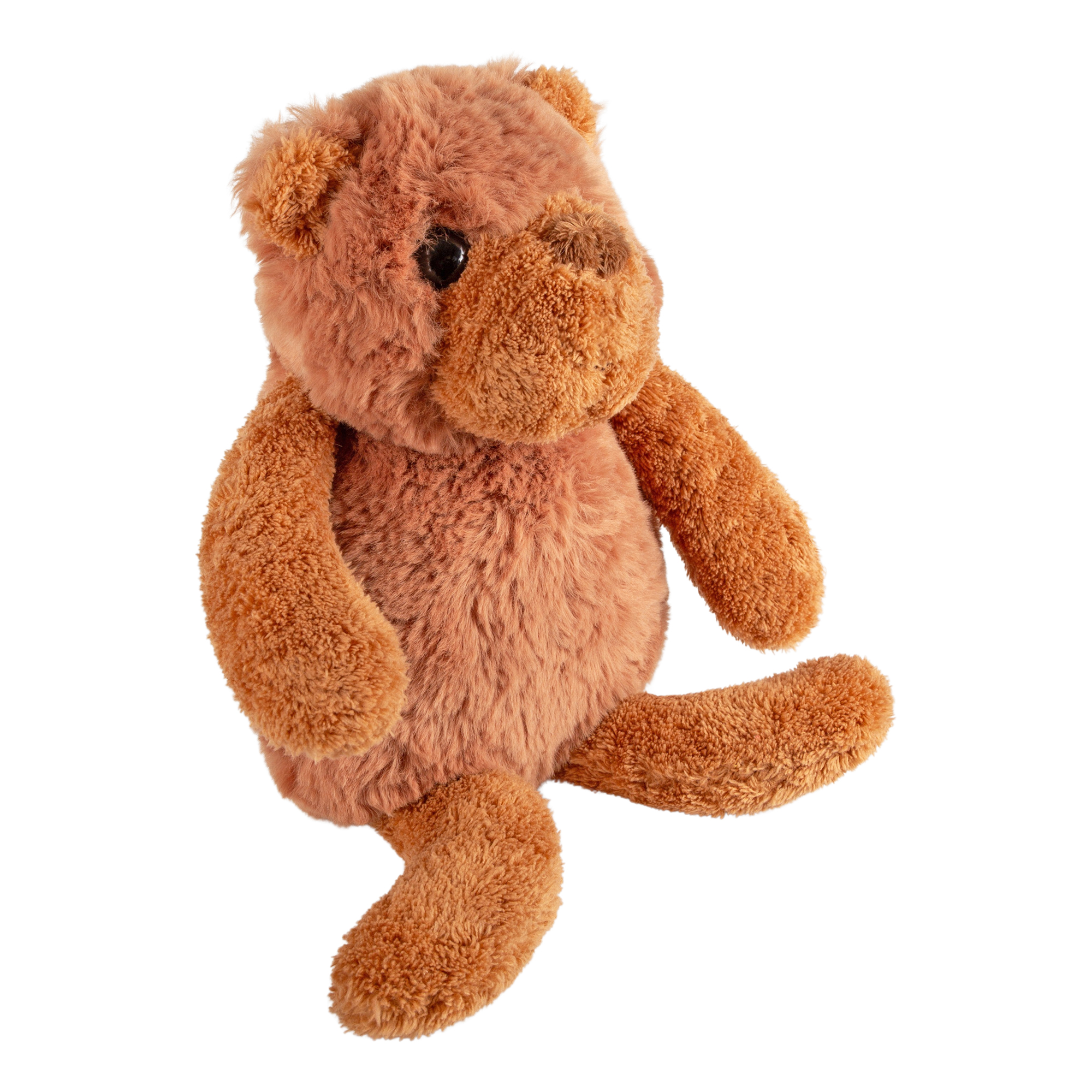 Kuscheltier Bär liegend braun, Flauscherie