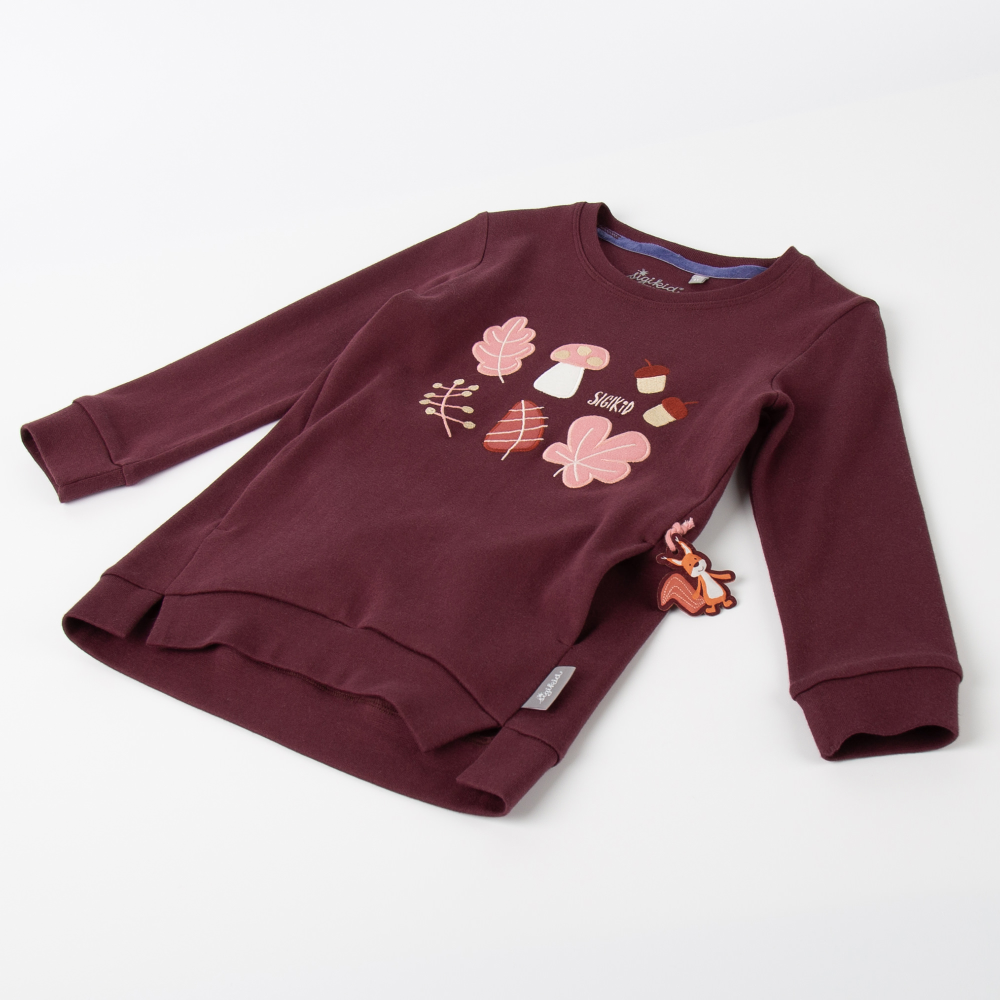 Children's long sleeve tunic Autumn Forest with pockets