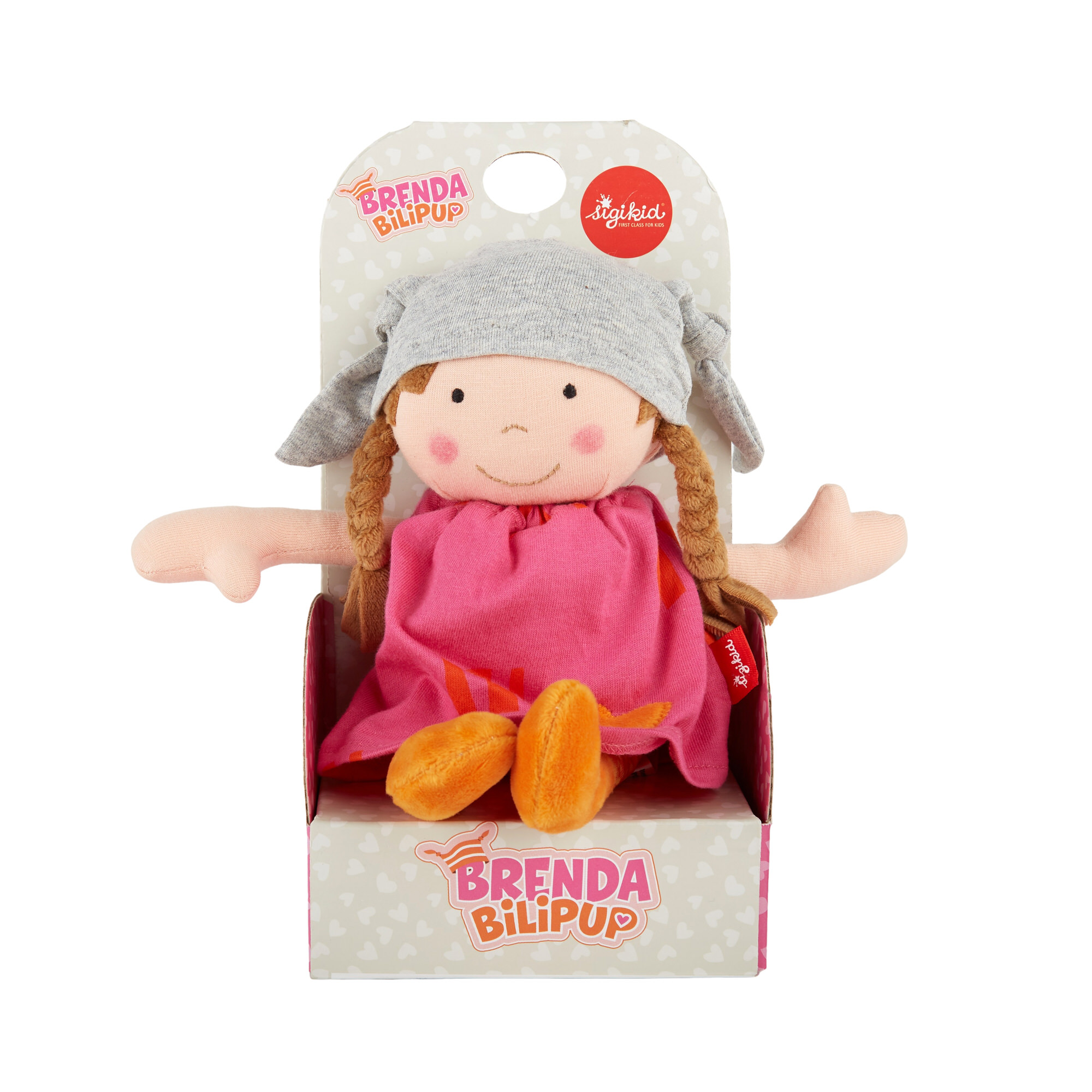 Stoffpuppe Brenda Bilipup, pink Stoffpuppe Brenda Bilipup, pink