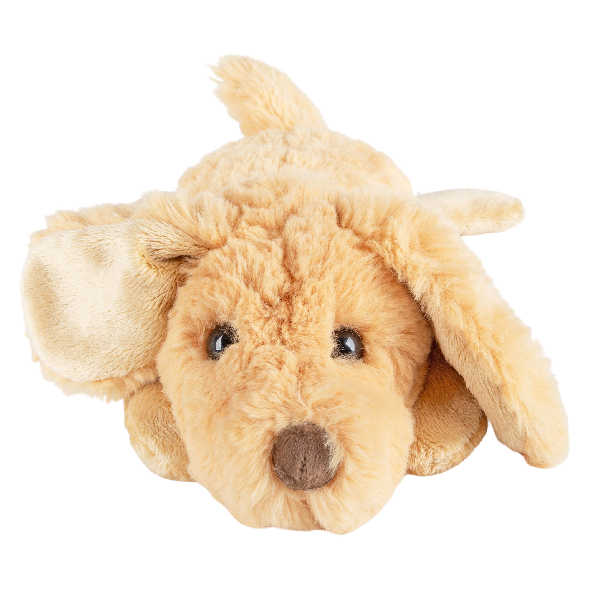 Kuscheltier Hund liegend beige, Flauscherie