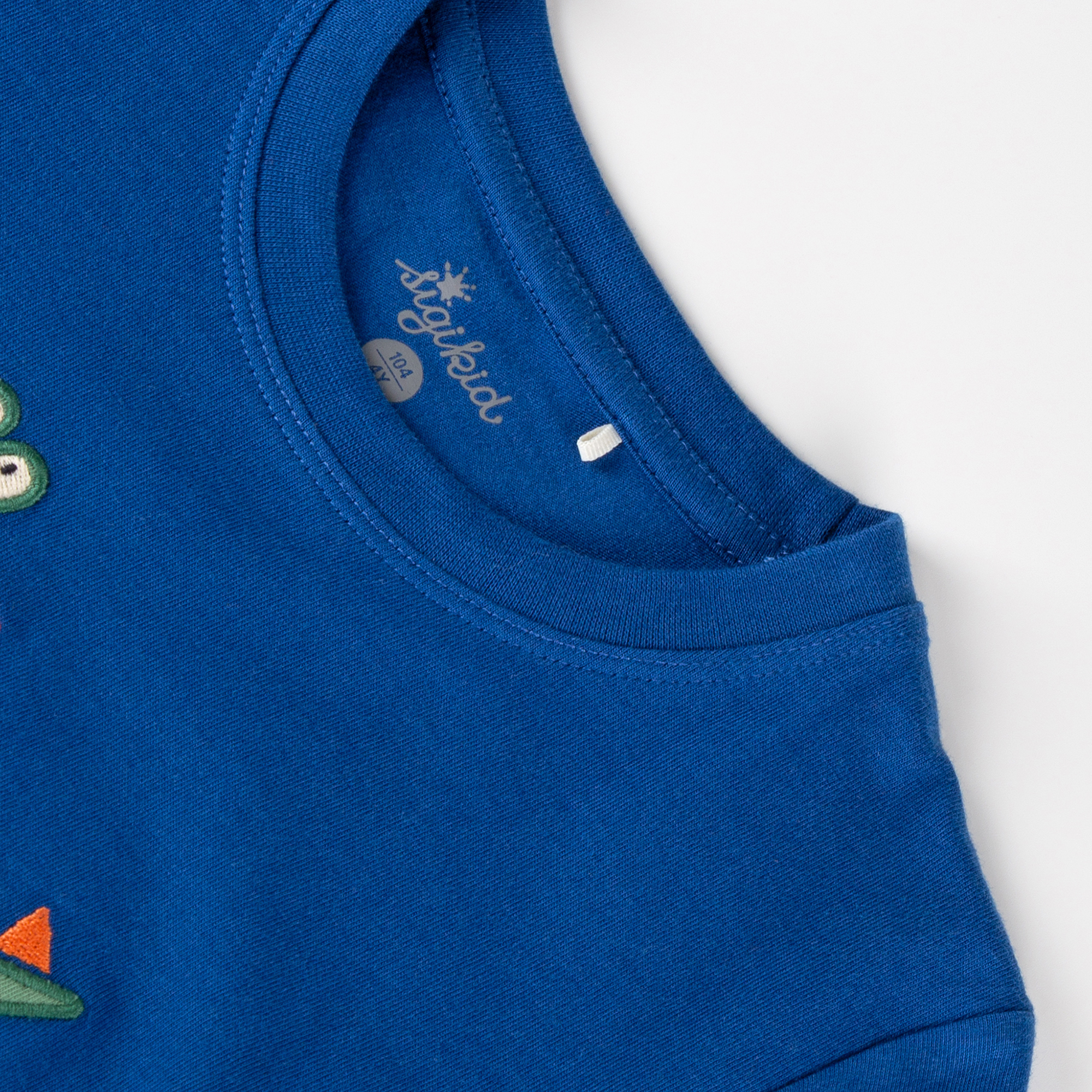 Children's long sleeve Tee dino, deep blue