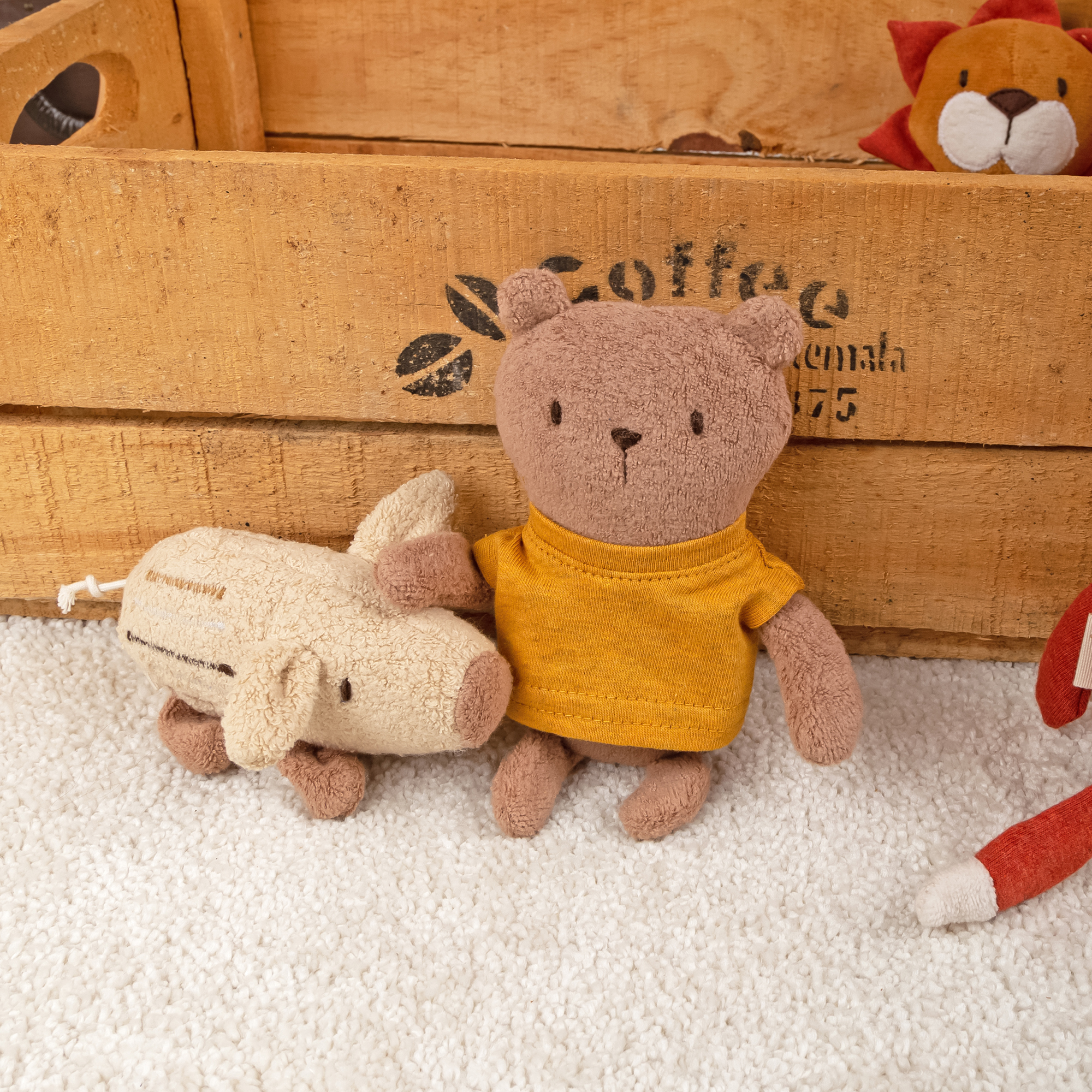Small plush piglet Rupert Mister O'Lui Small plush piglet Rupert Mister O'Lui