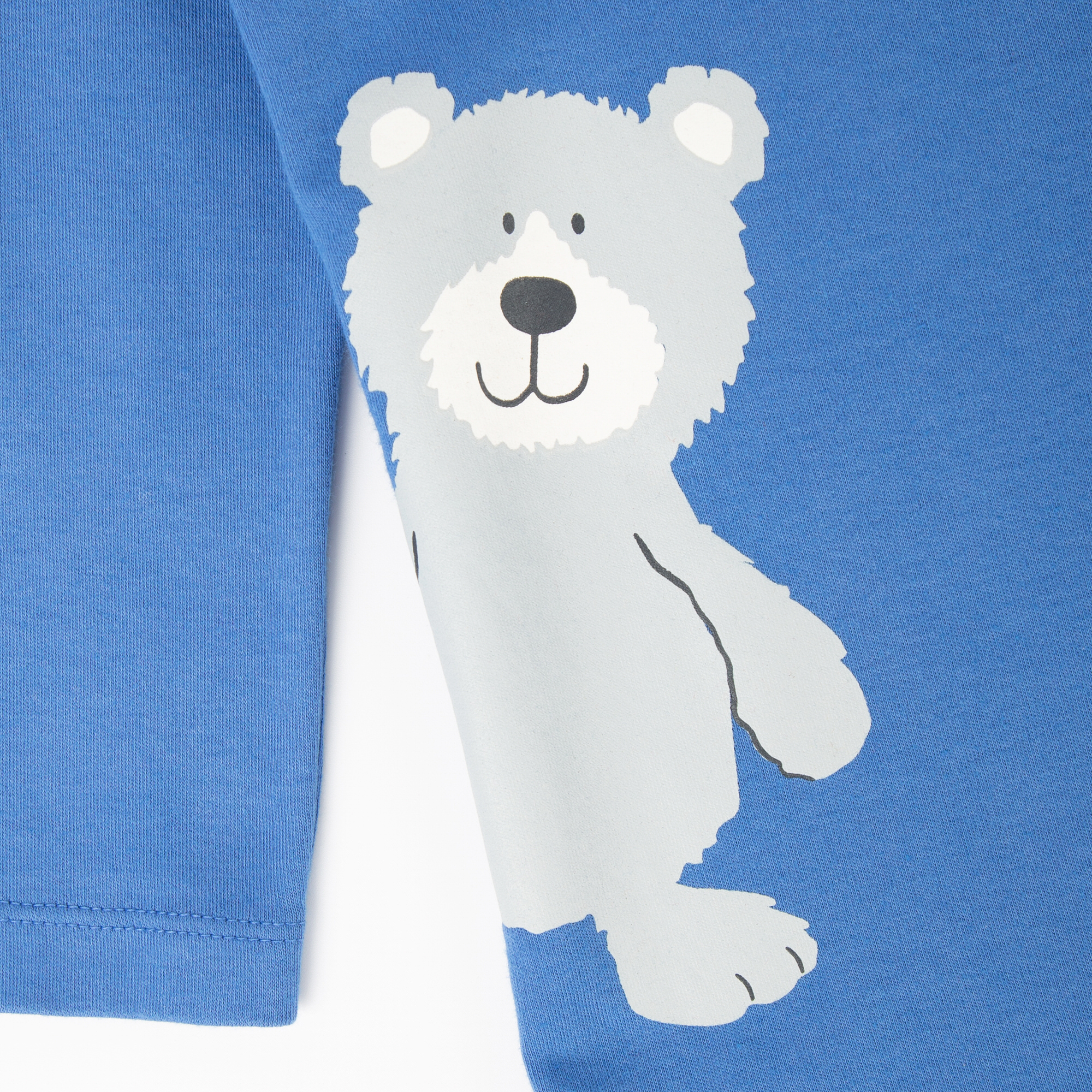 Two piece children's pyjamas bear, blue