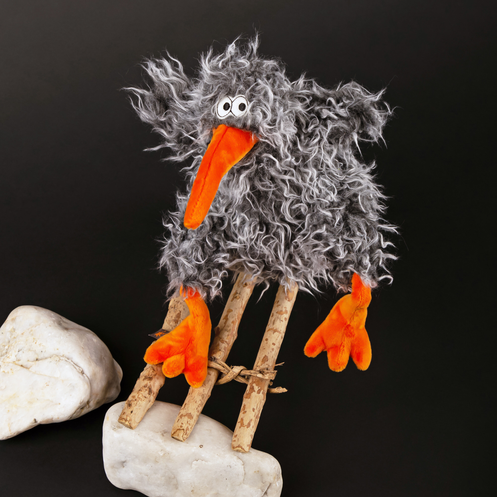 Plush kiwi bird Bottom Bouncer, KiKeRiKi Plush kiwi bird Bottom Bouncer, KiKeRiKi