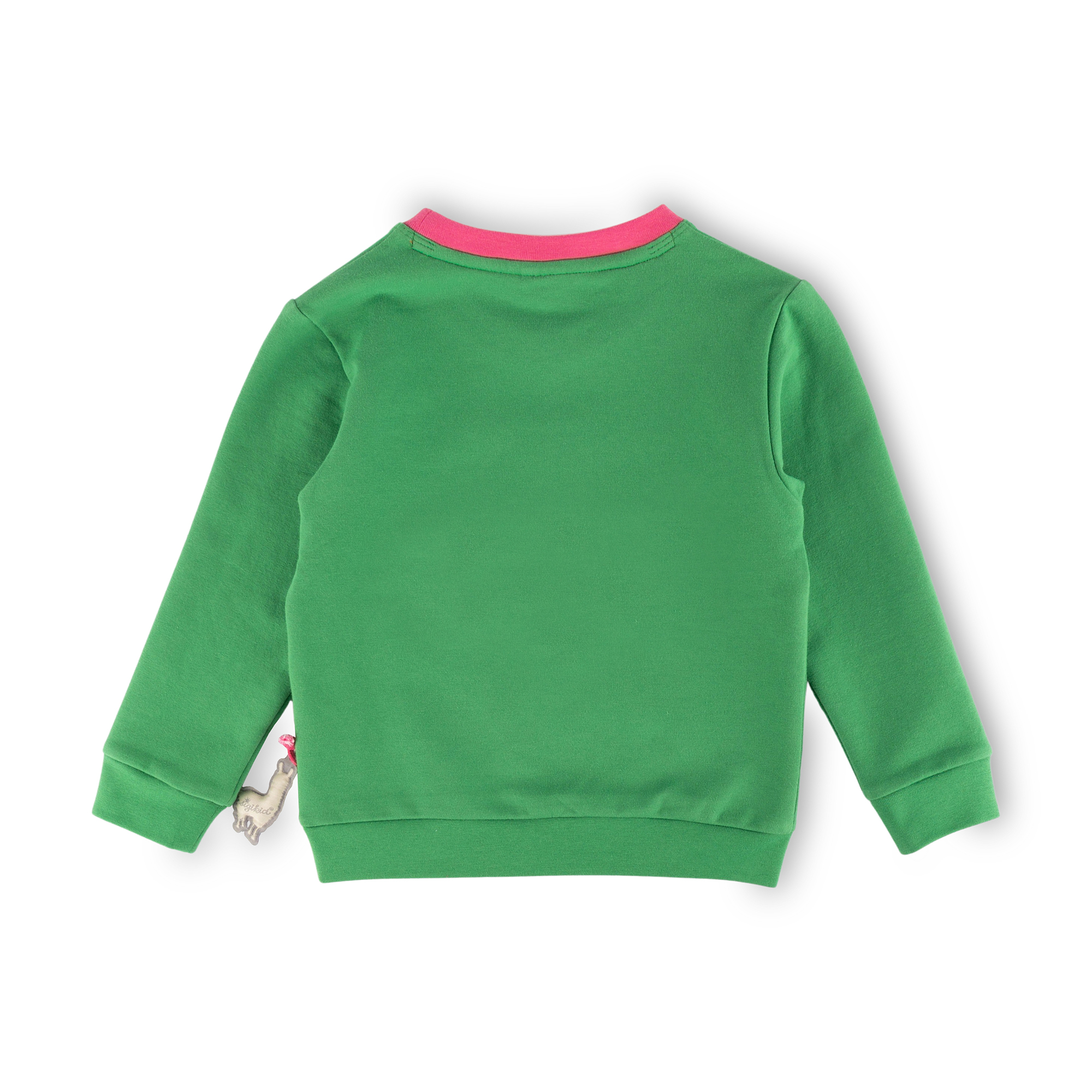 Kinder Sweatshirt Crazy Lama, grün