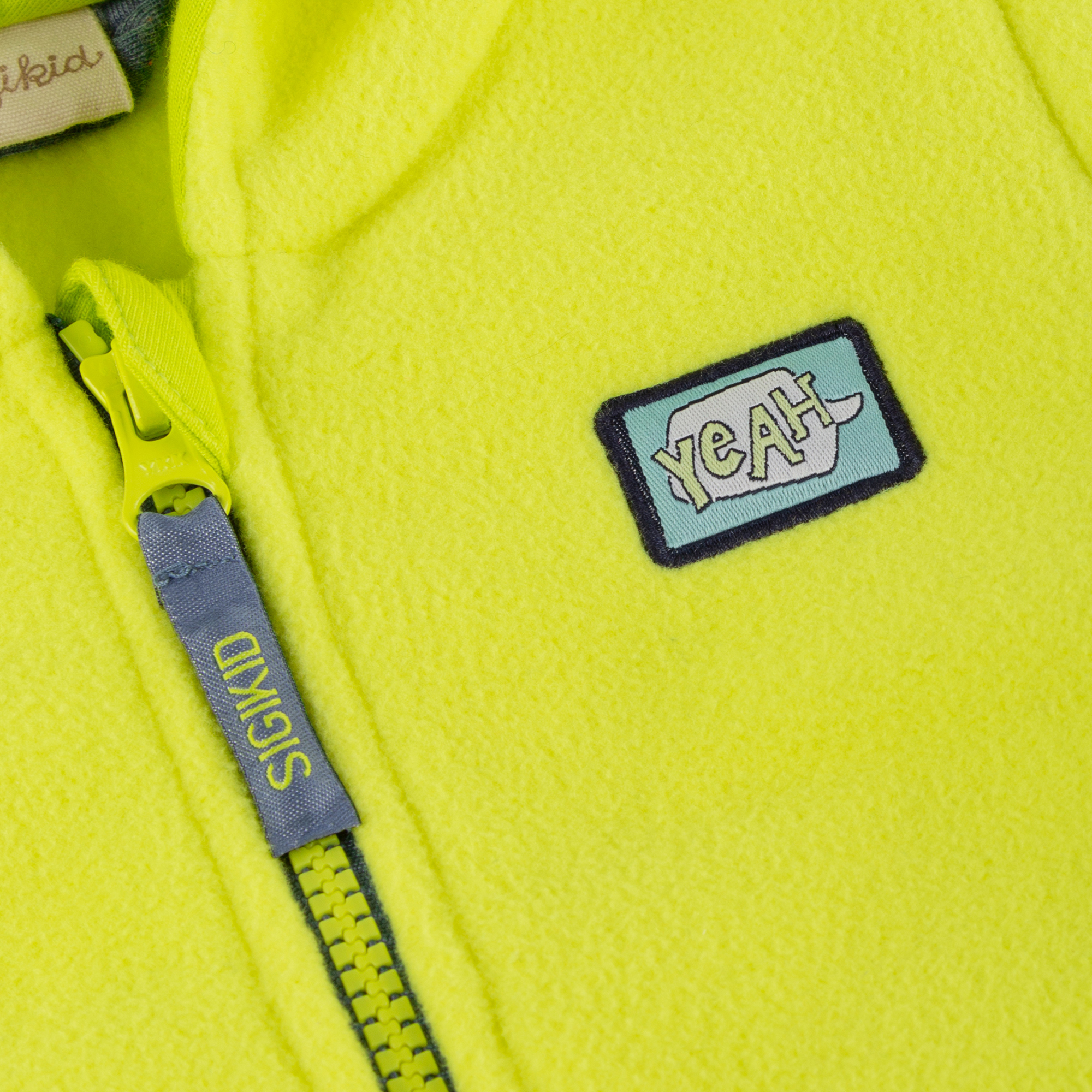 Baby Fleecejacke Sporty Dino, gelb Baby Fleecejacke Sporty Dino, gelb