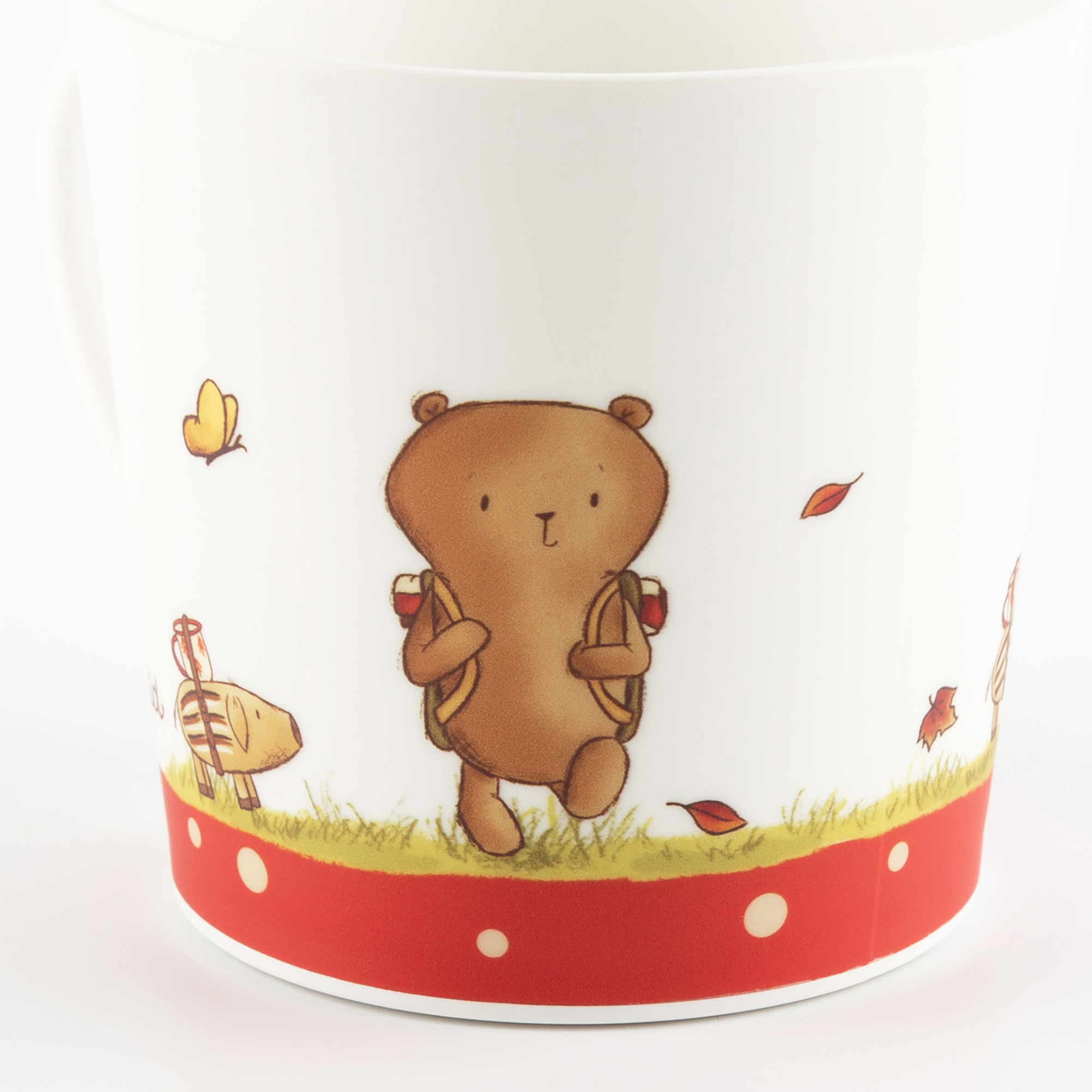 Kinder Camping Tasse Mister O'Lui Biberbär, rPET Kinder Camping Tasse Mister O'Lui Biberbär, rPET