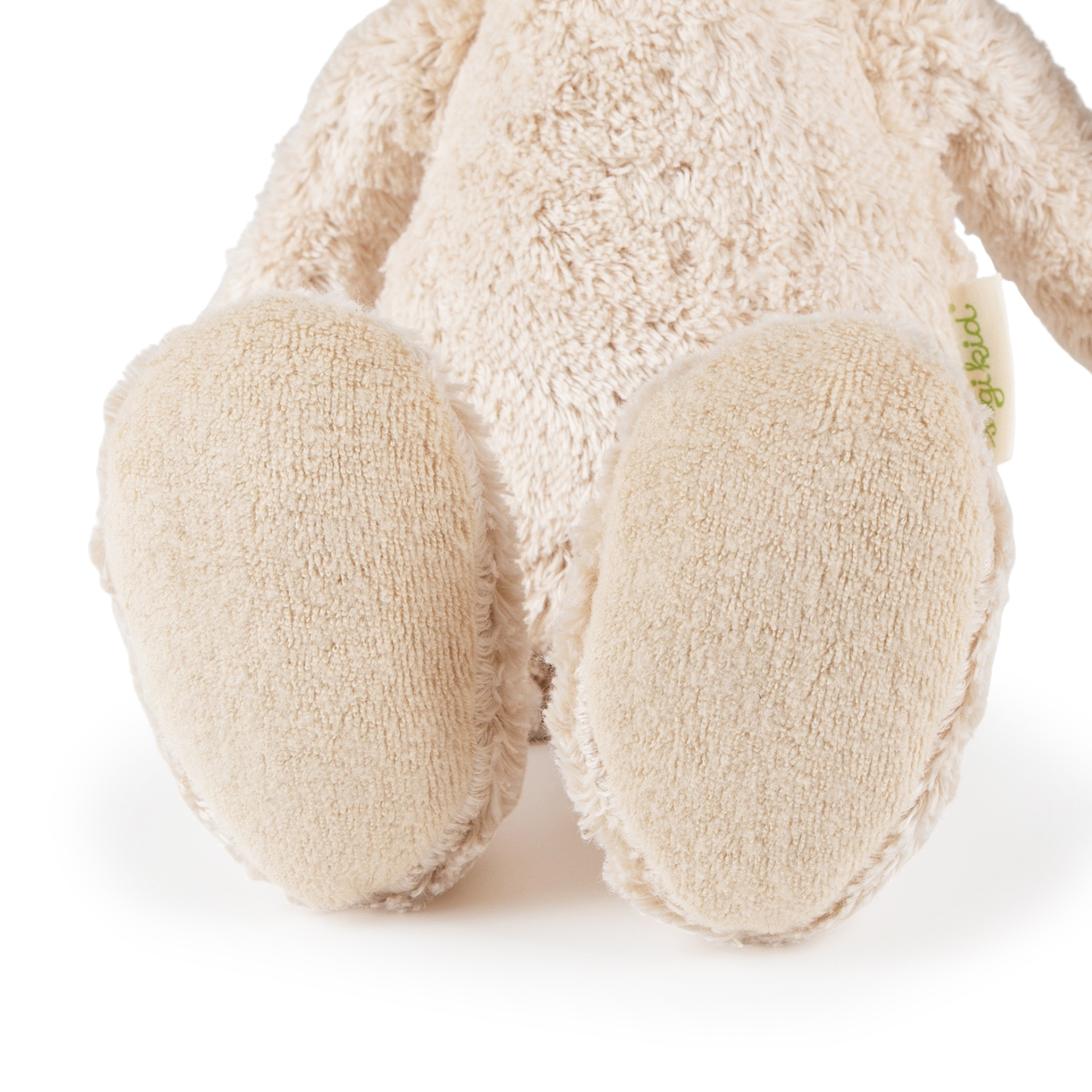 Kuscheltier Hase mit Namens-Stickerei, Bio-Baumwolle & Schurwolle, Pure Collection