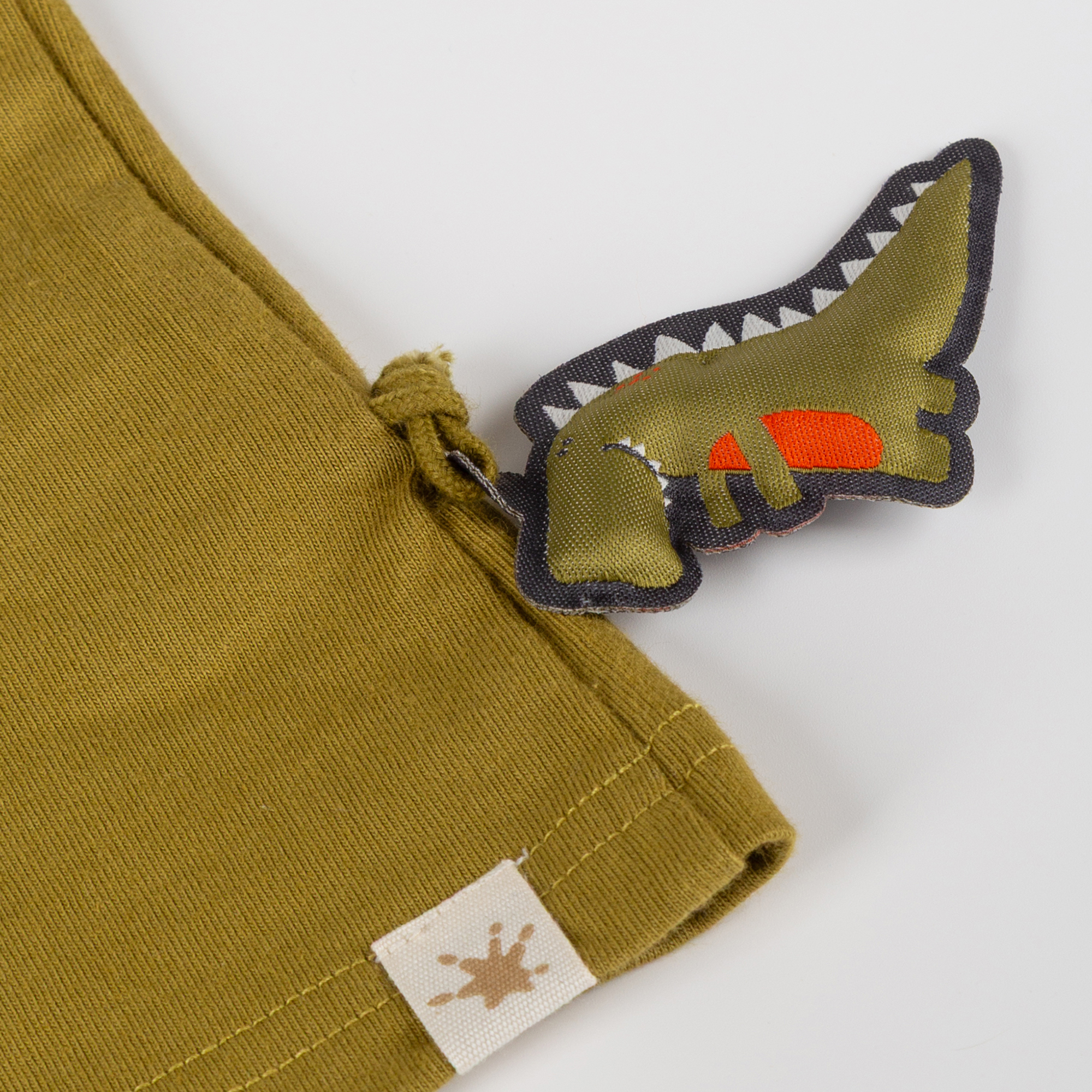Baby long sleeve Tee khaki, Dino Fun