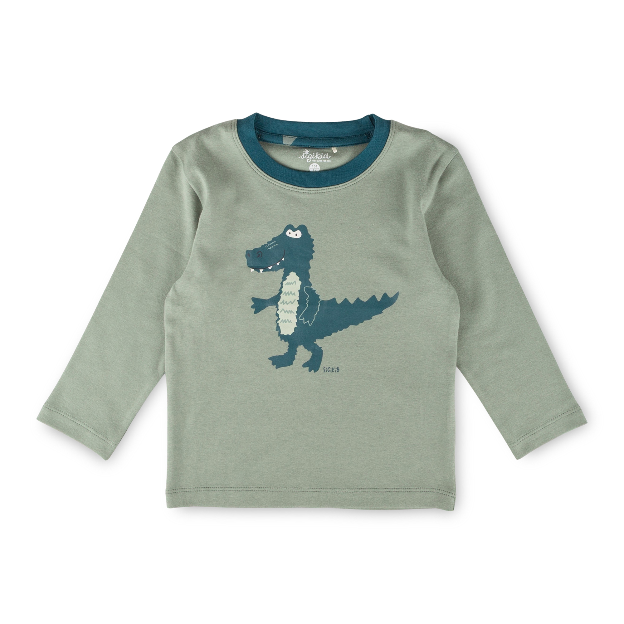 Two piece children's pyjamas crocodile, autumn/winter