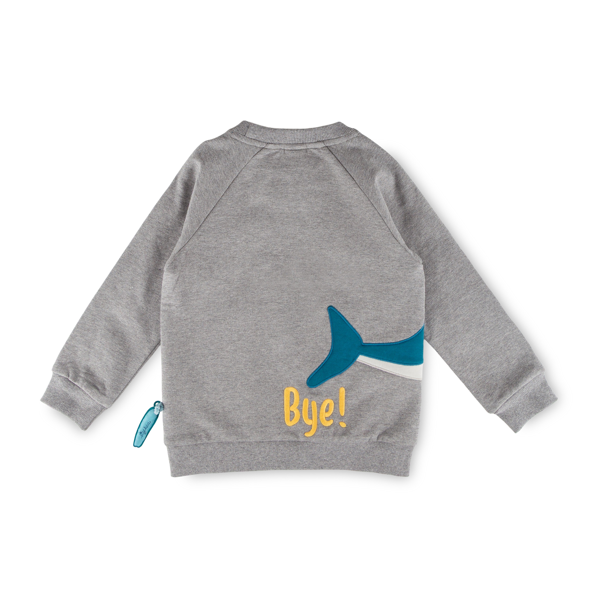 Children's sweatshirt shark, Blue & Bright