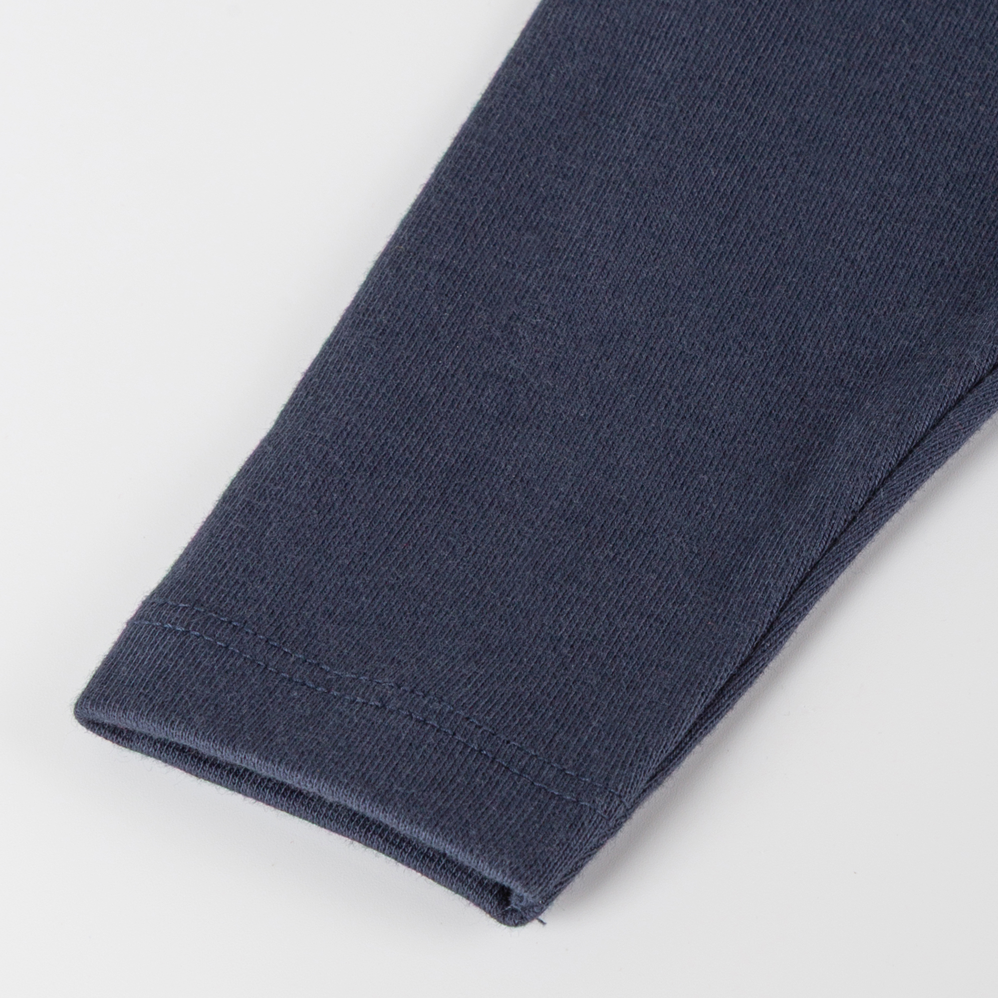 Baby rib knit leggings, dark blue