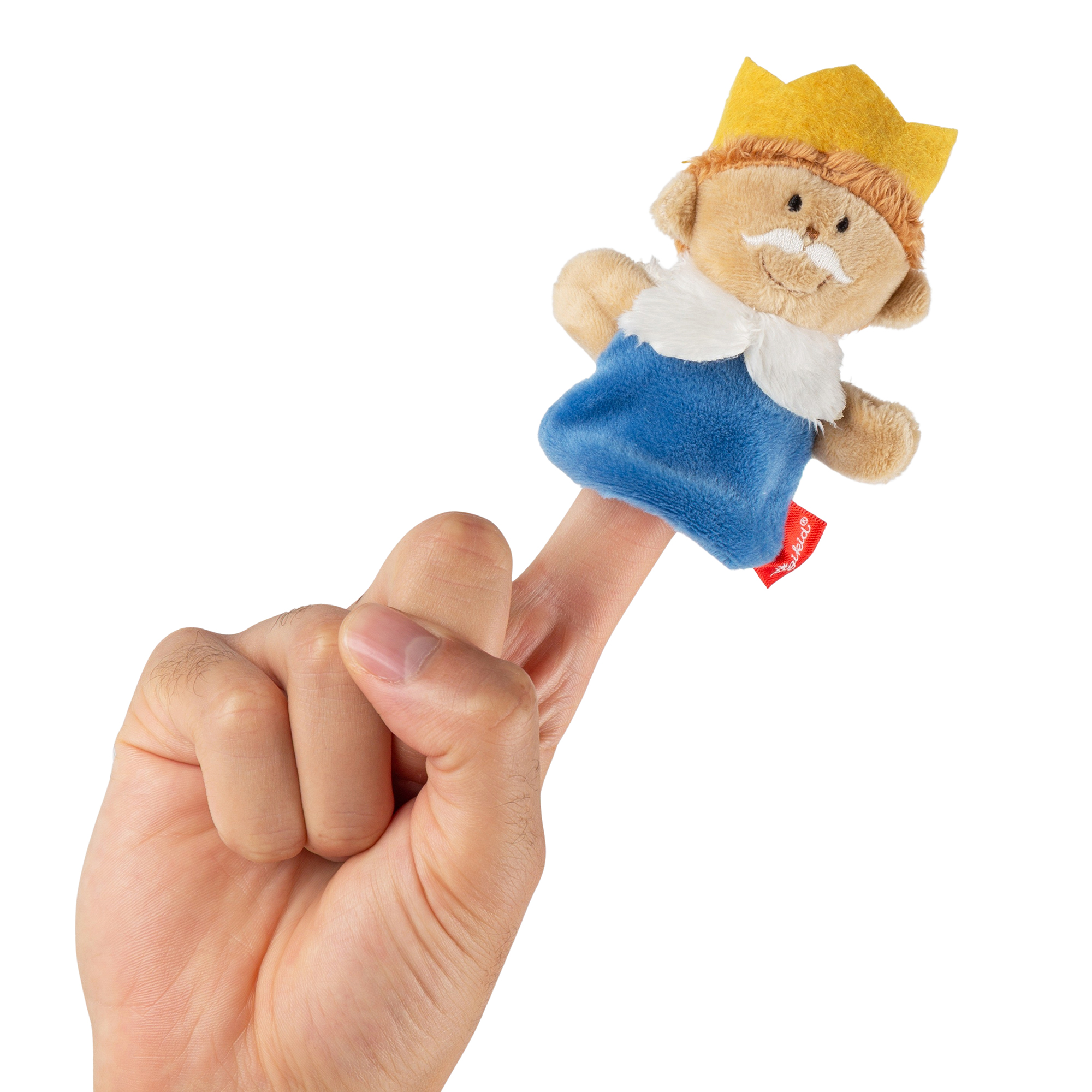 Finger plush puppet King, Mini puppet theatre
