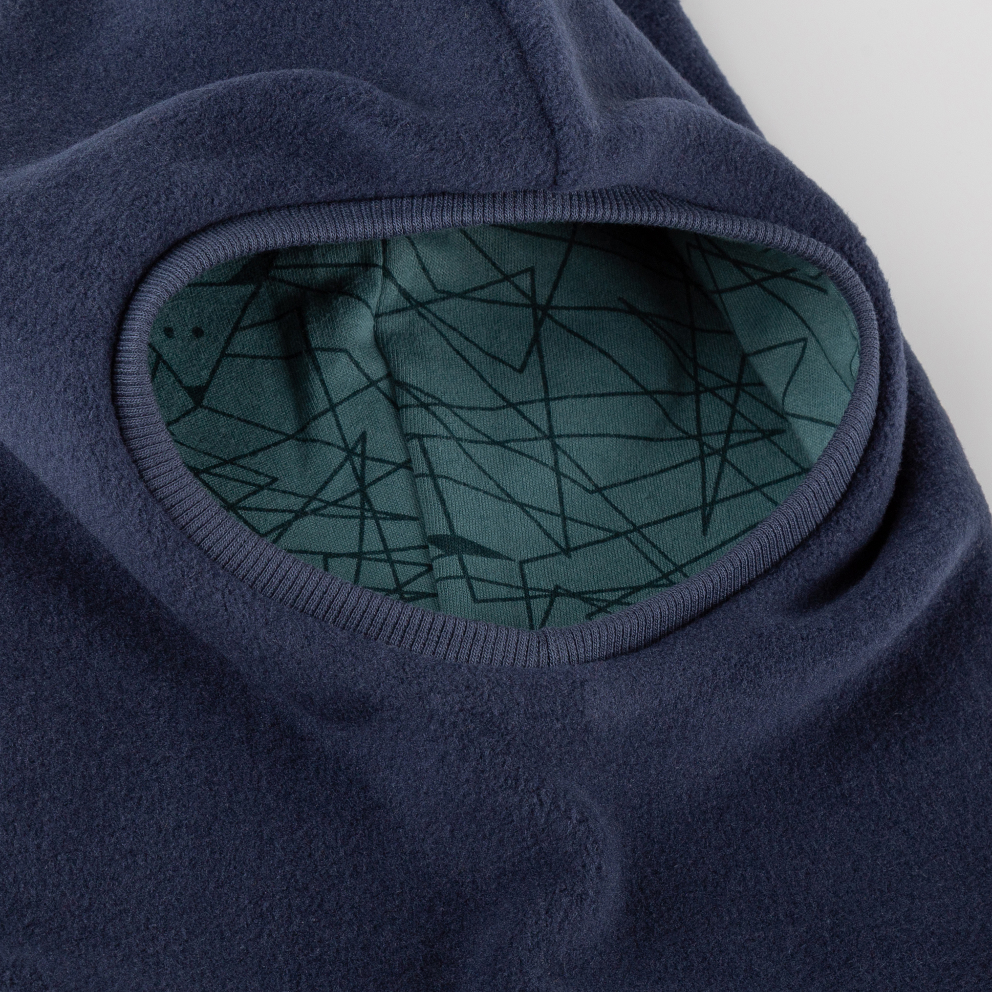 Children's lined balaclava fleece hat, Wild Fox