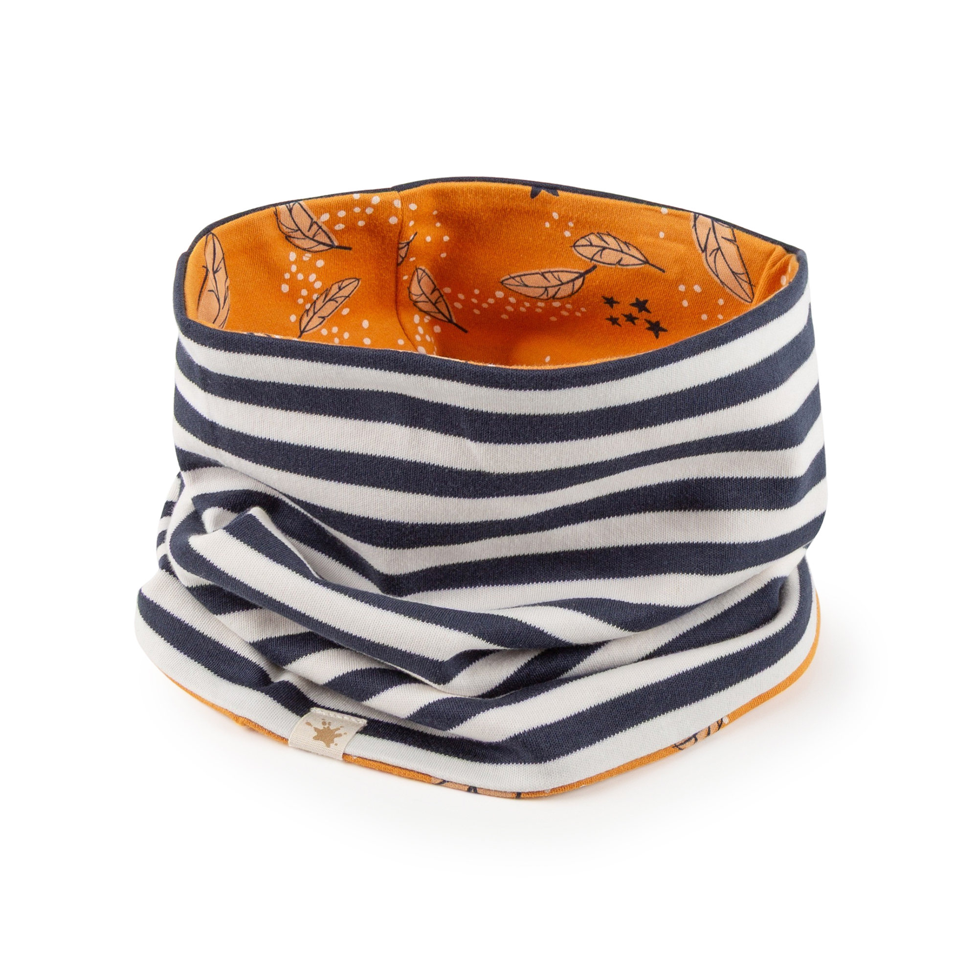 Children's reversible loop scarf Magic Owl