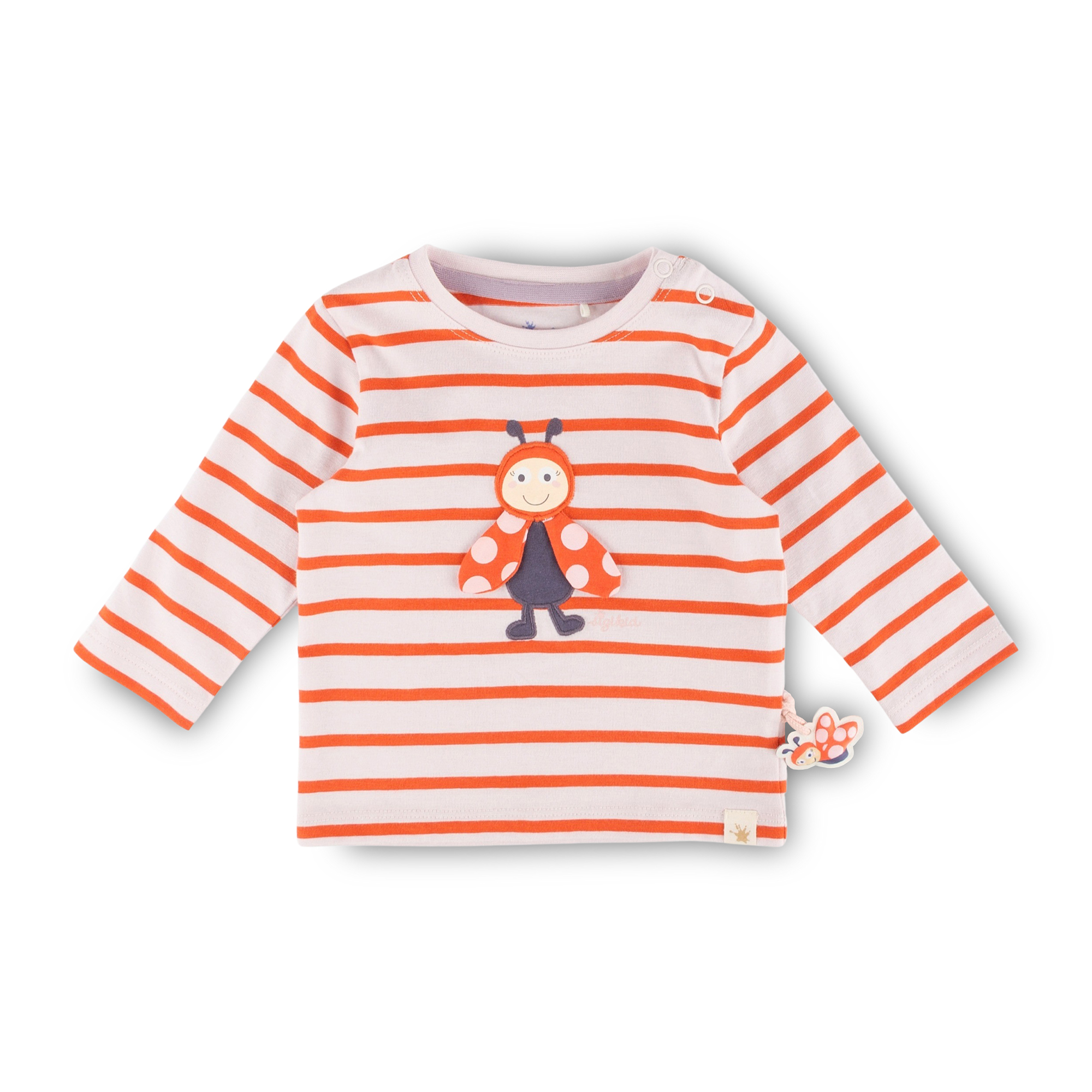 Baby long sleeve Tee striped, Happy Ladybug