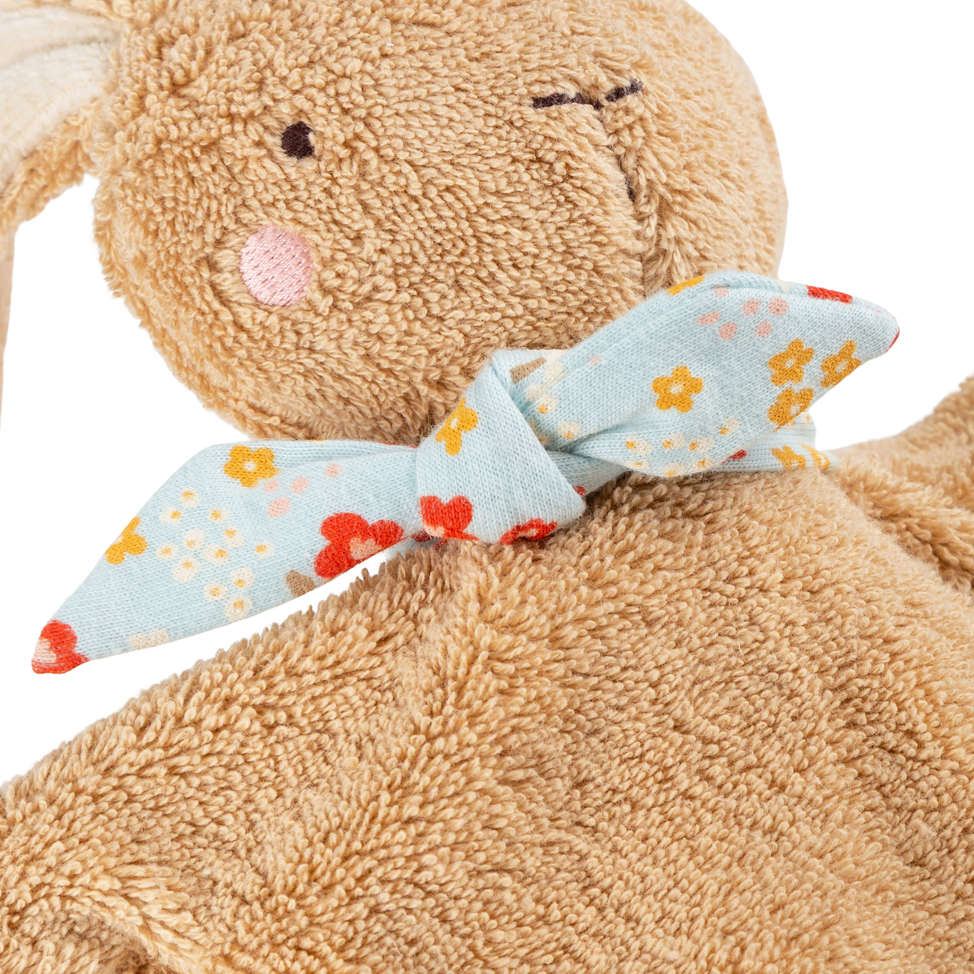 Baby Schnuffeltuch Hase, braun