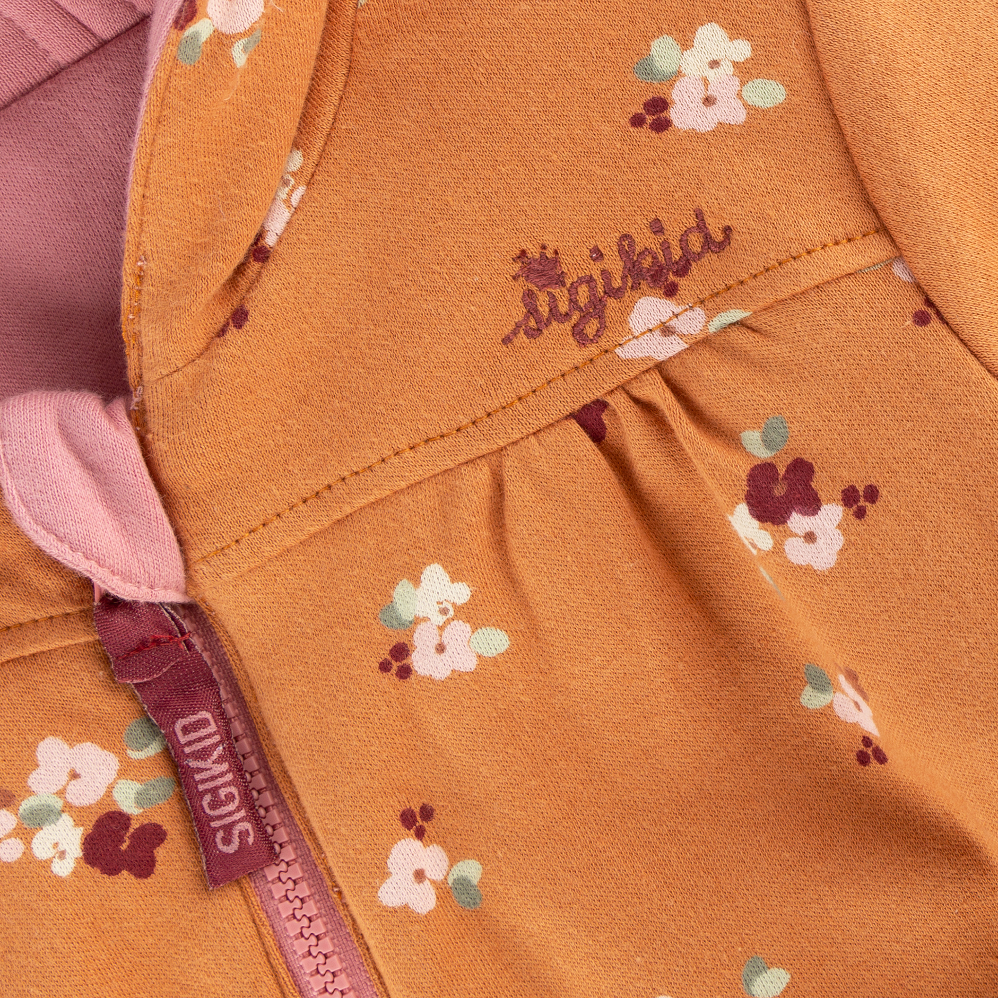 Baby Wendejacke, Blümchen Print und rosa