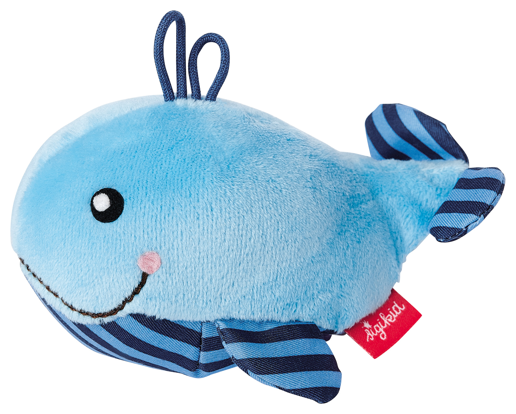 Baby toy rattle whale