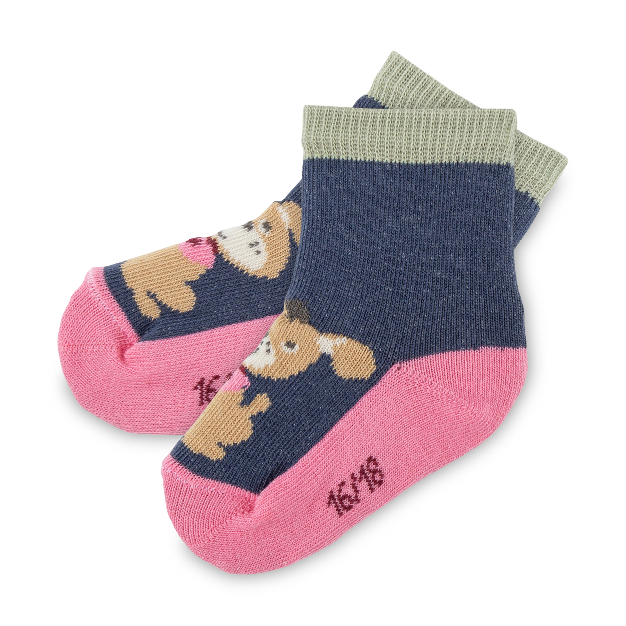 Baby Socken im 3er Set, Hündchen Funny Dog Baby Socken im 3er Set, Hündchen Funny Dog