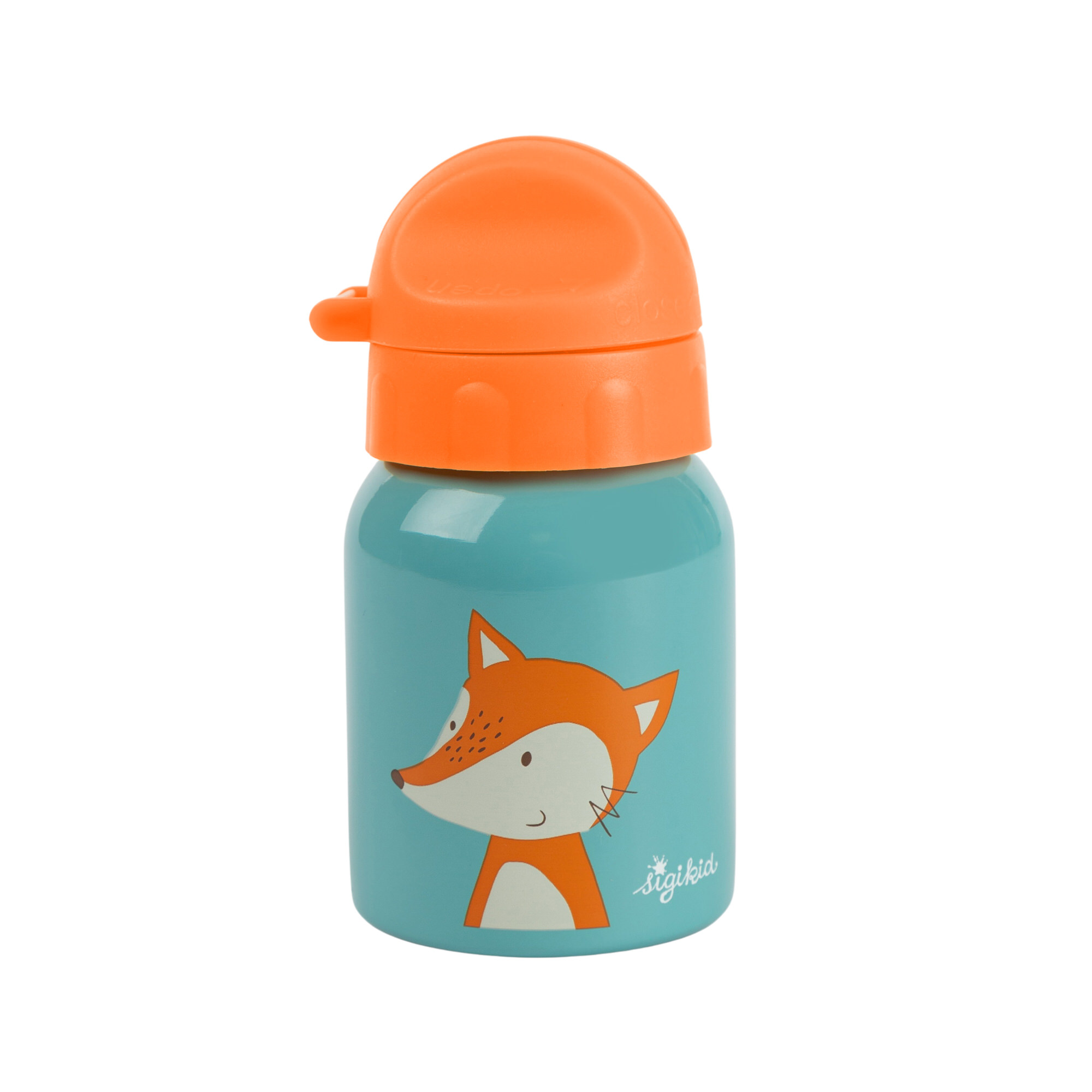 Little drink bottle fox for children, stainless steel