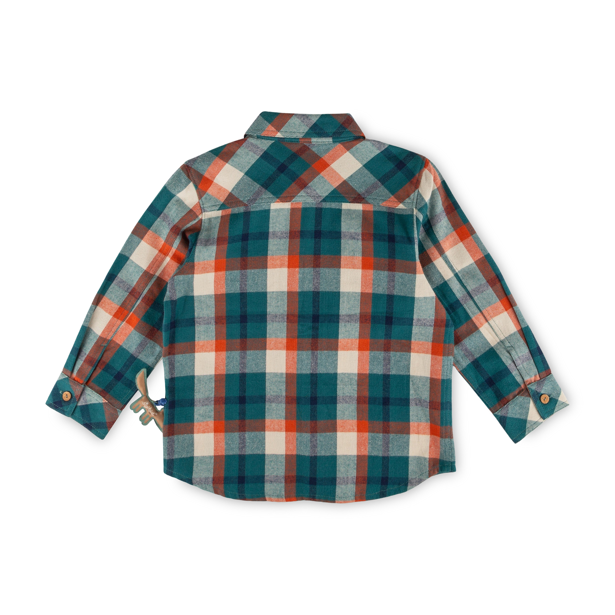 Children's check flannel shirt Wild Fox, pockets Children's check flannel shirt Wild Fox, pockets