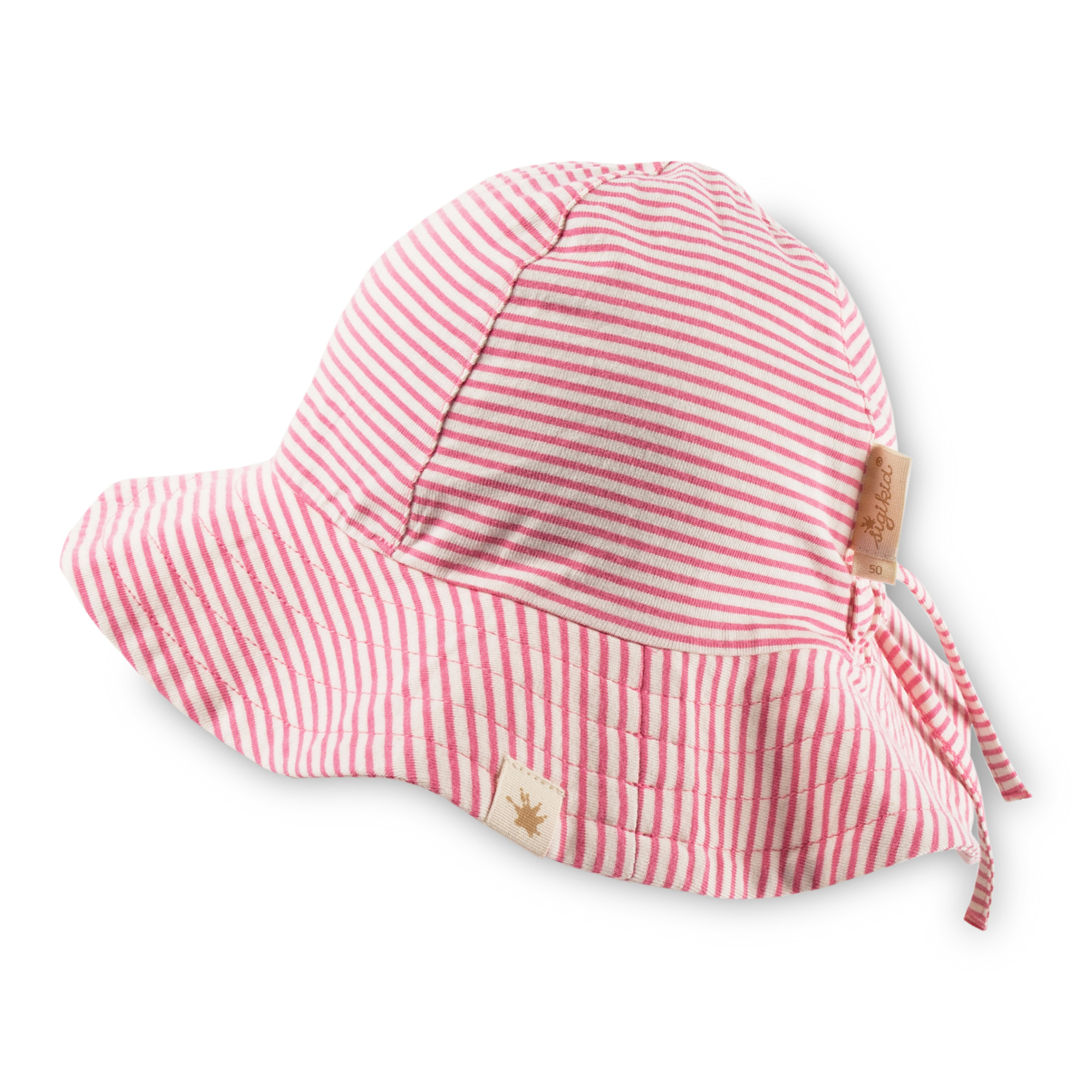 Kinder Sommer Hut, rosa geringelt, Funny Dog Kinder Sommer Hut, rosa geringelt, Funny Dog