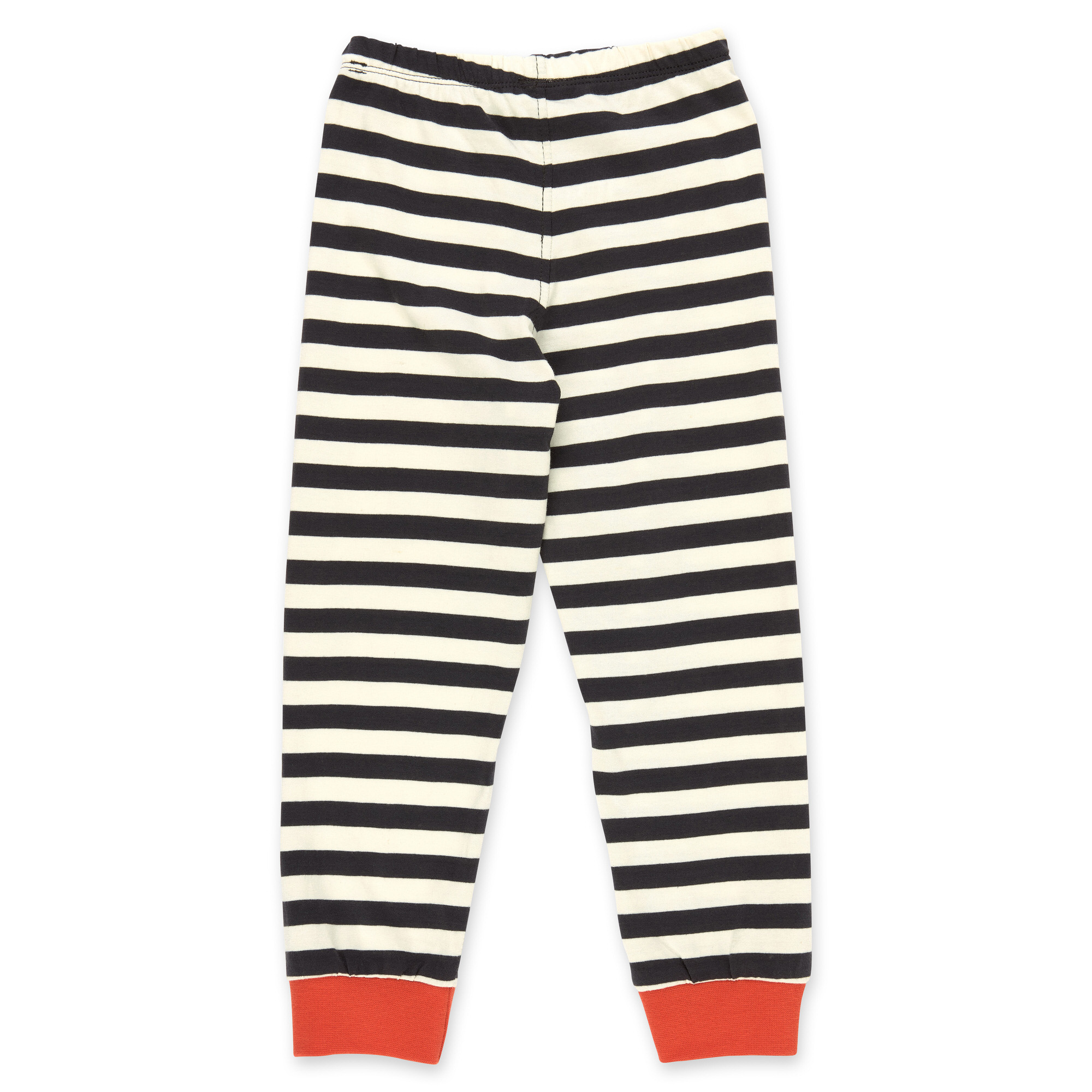 Children's summer pyjamas, red & black/white striped Children's summer pyjamas, red & black/white striped