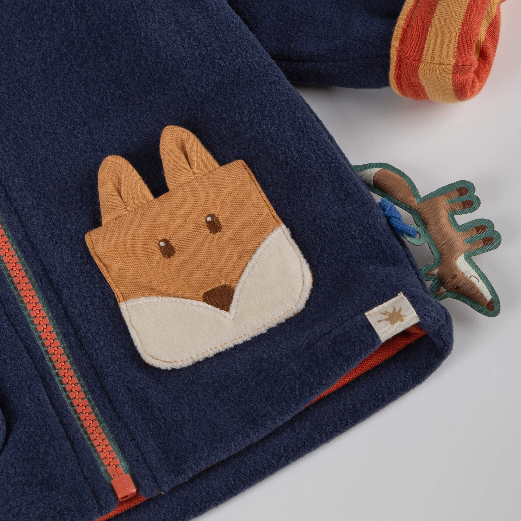 Baby Fleecejacke Fuchs Wild Fox, dunkelblau
