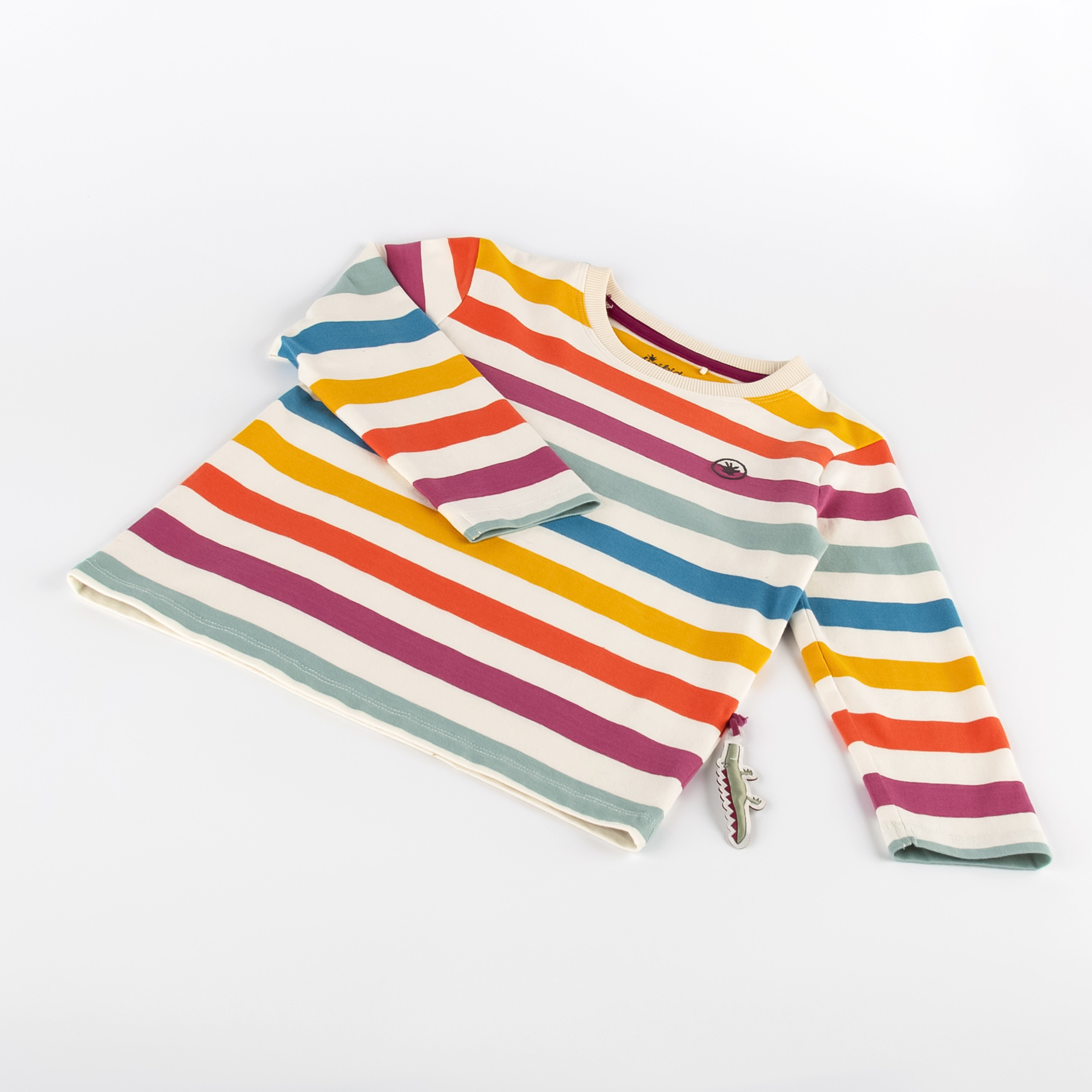 Bunt gestreiftes Kinder Langarmshirt Bunt gestreiftes Kinder Langarmshirt