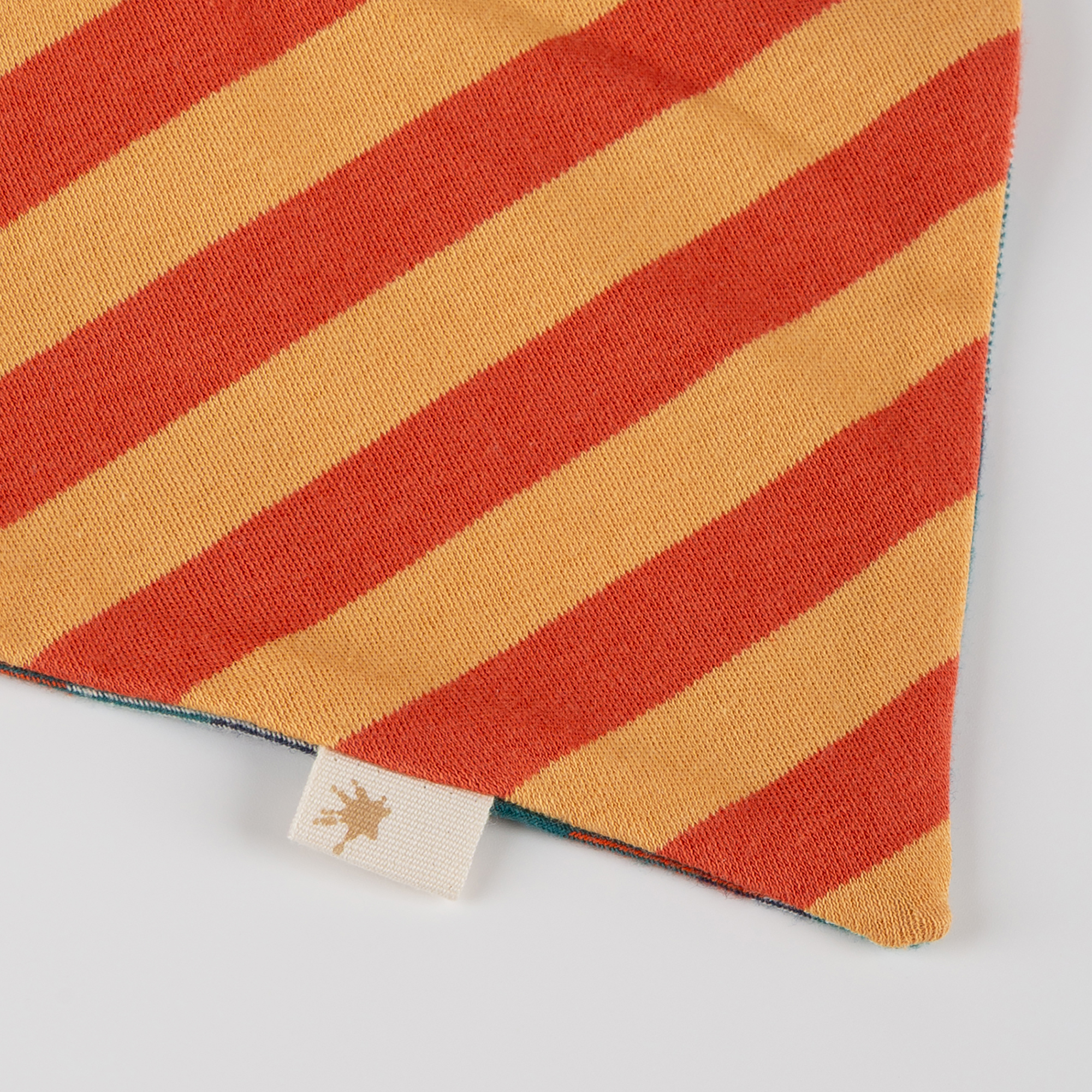 Reversible baby bandana bib Wild Fox