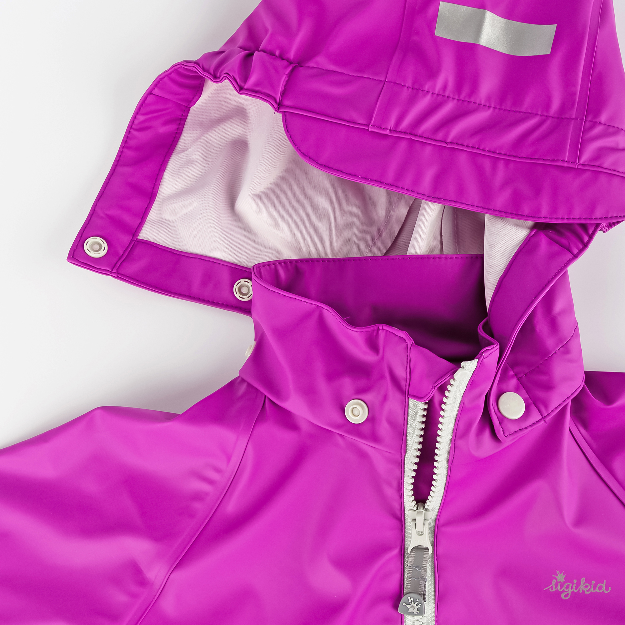 Kids' rain jacket, purple