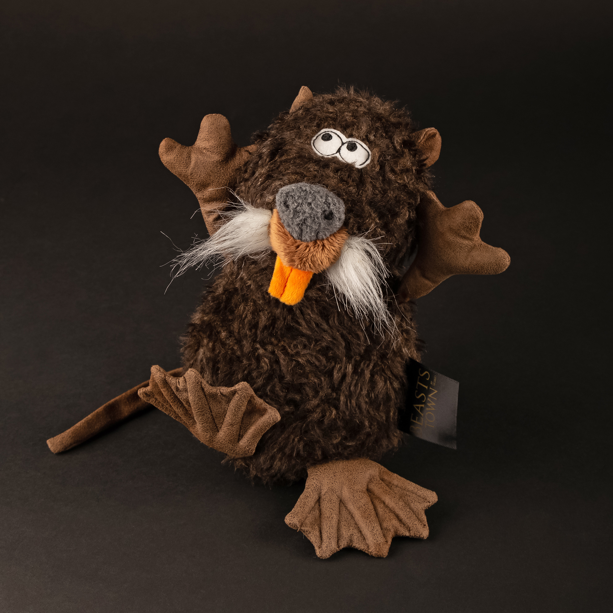 Plush toy nutria Carpe Diem, Beasts Collection Plush toy nutria Carpe Diem, Beasts Collection