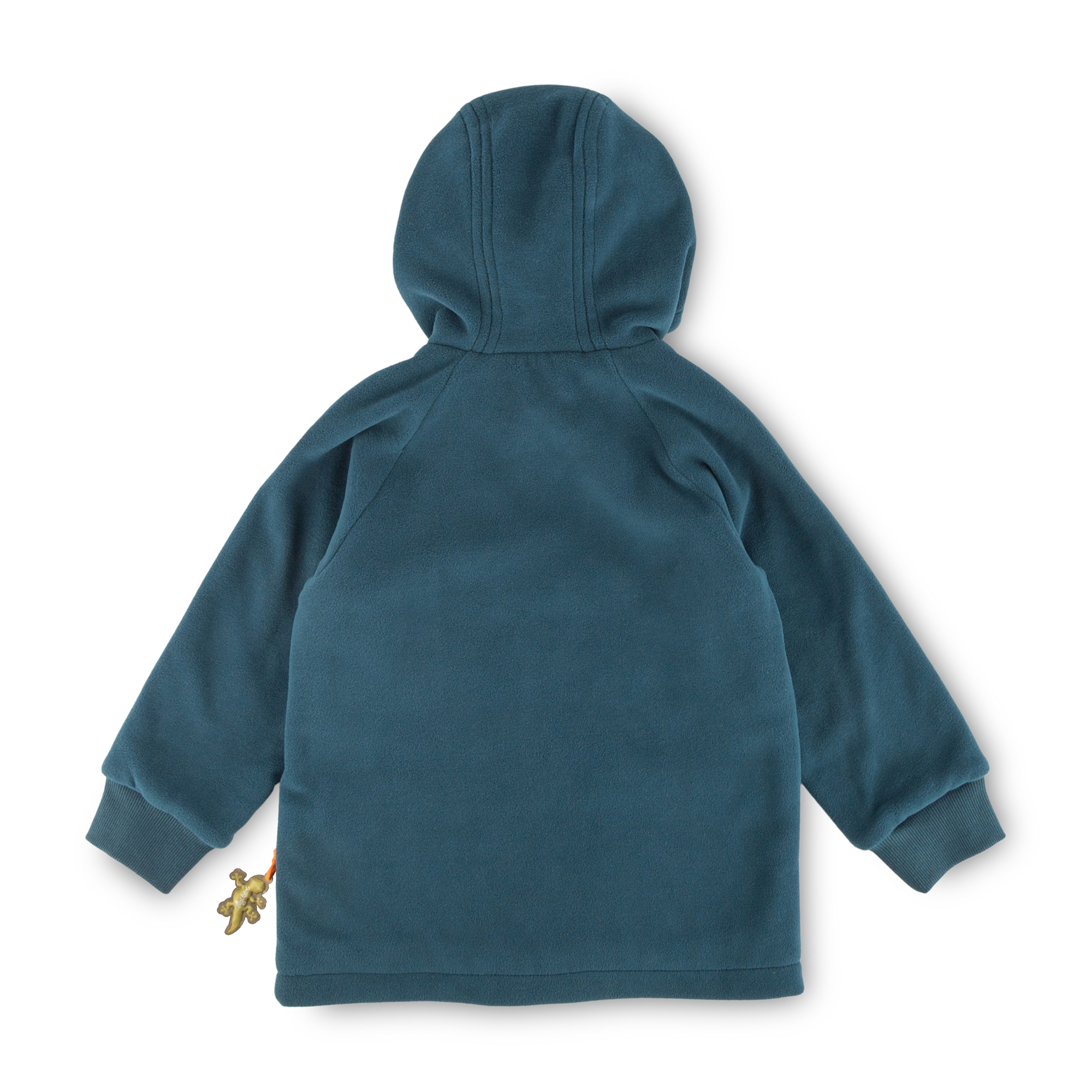 Hooded children's fleece jacket, lined, Jungle