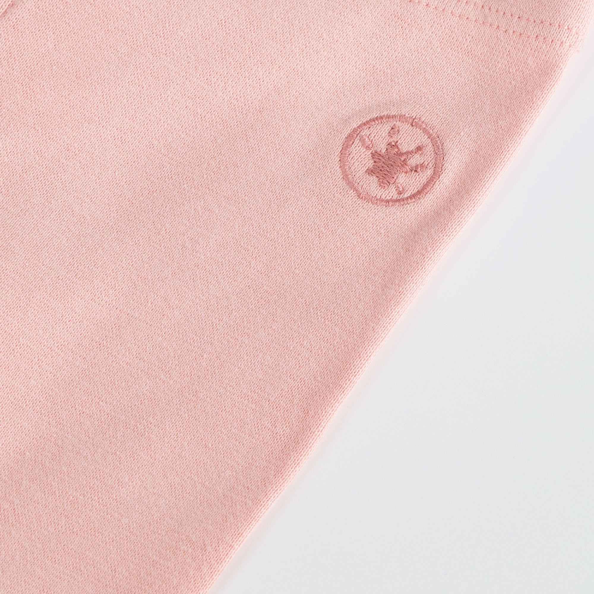 Baby rib knit leggings, pastel pink