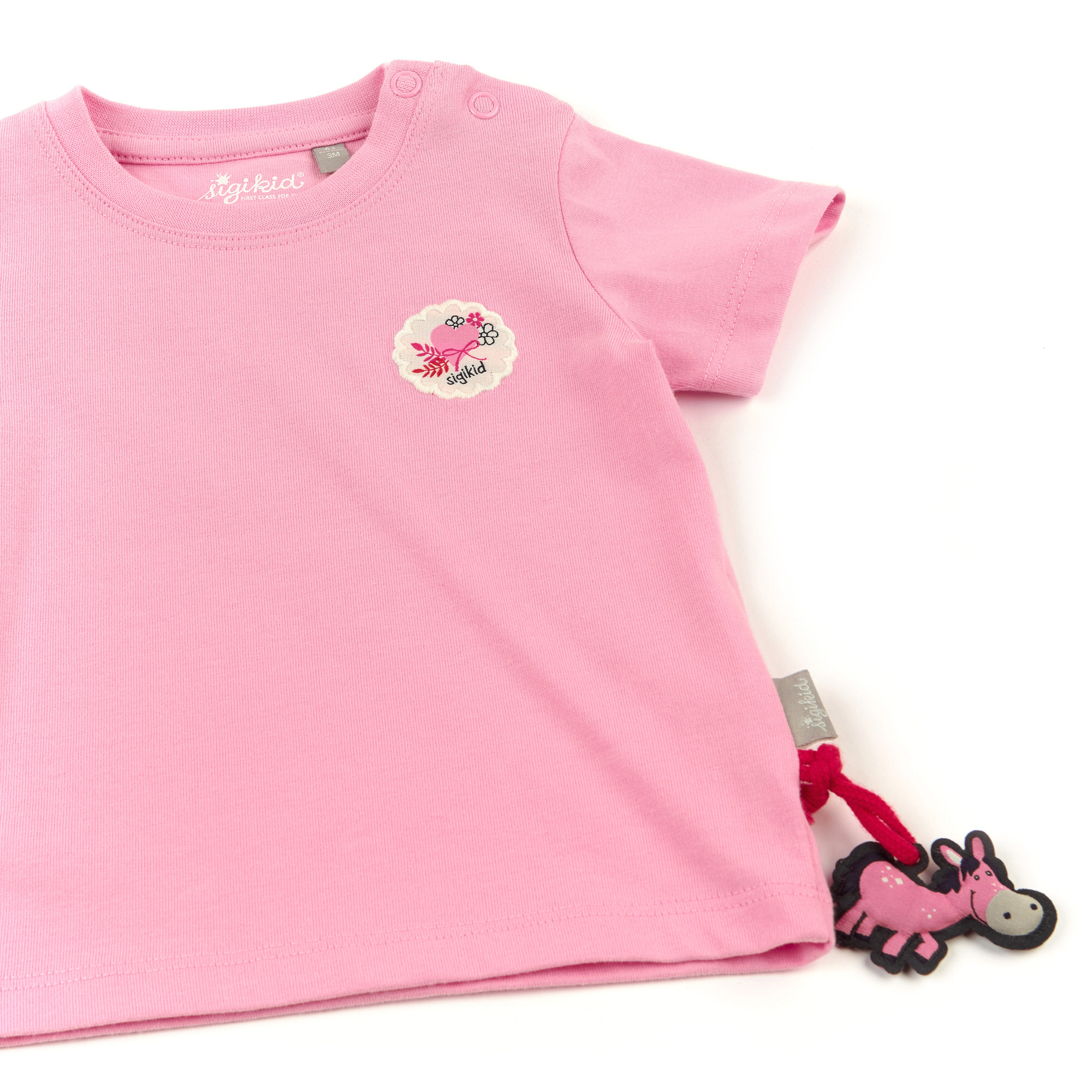 Pink Pony T-shirt for baby and toddler girls
