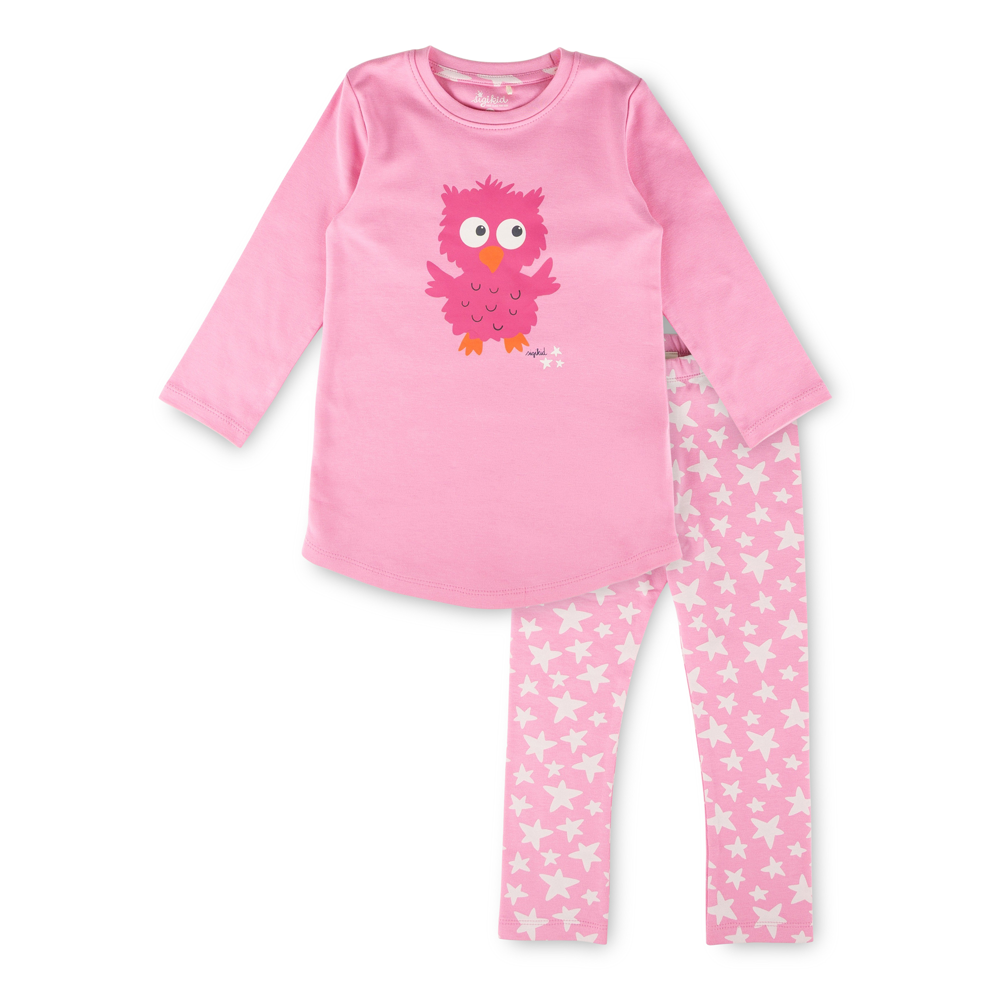 Two piece children's pyjamas owl, autumn/winter