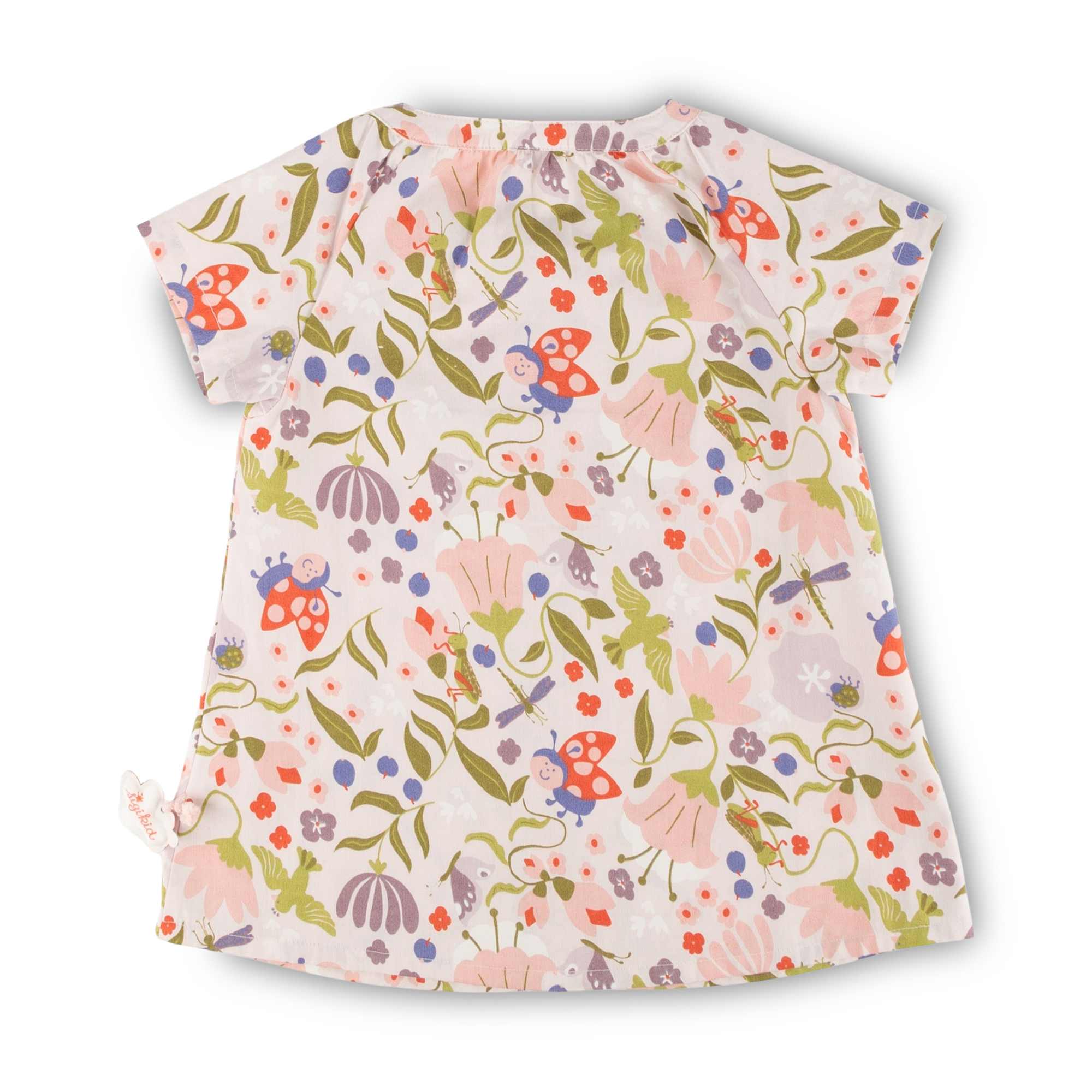 Children's blouse flower meadow, Happy Ladybug